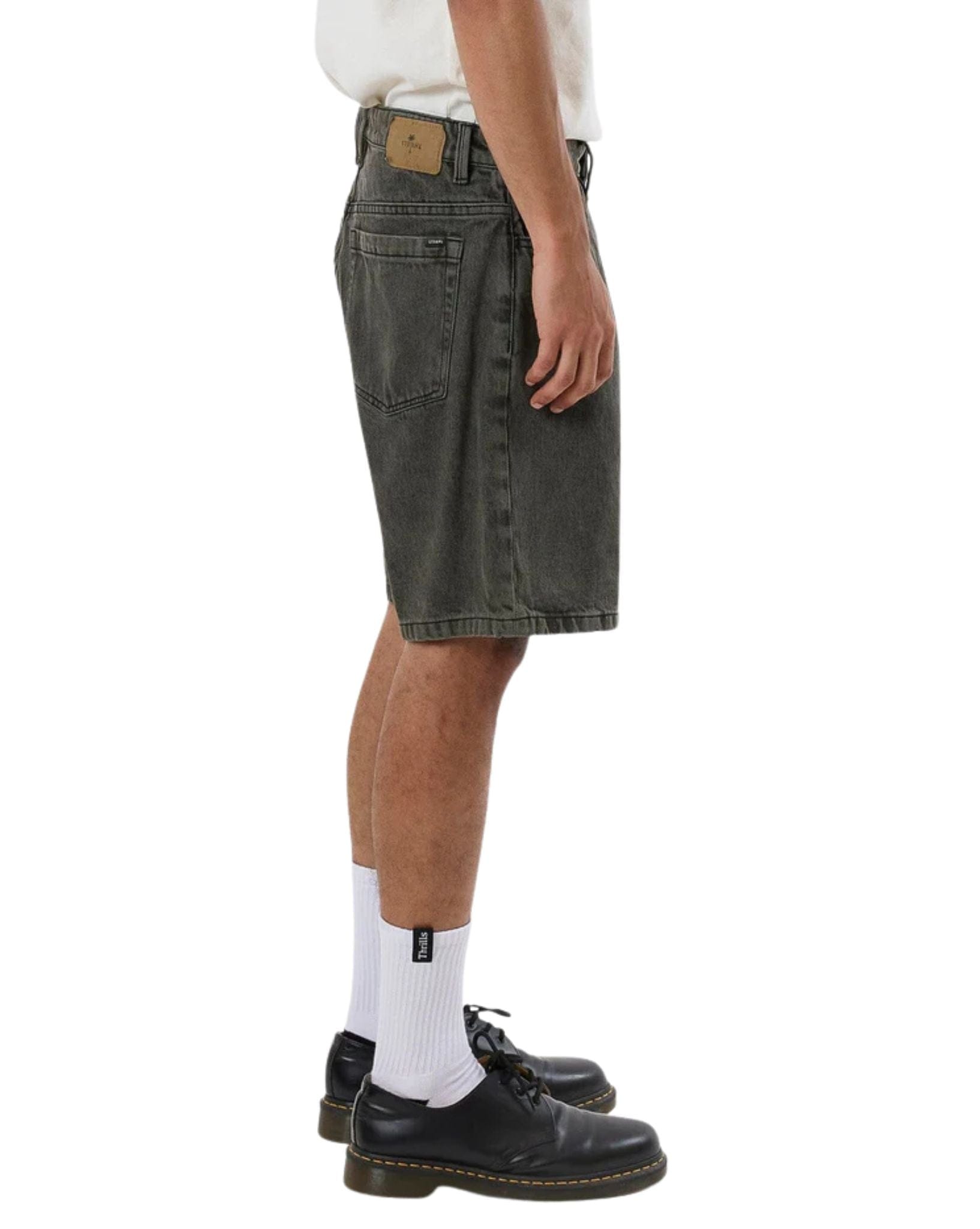 Thrills Cheap Thrills Big Slacker Denim Short- Tarmac