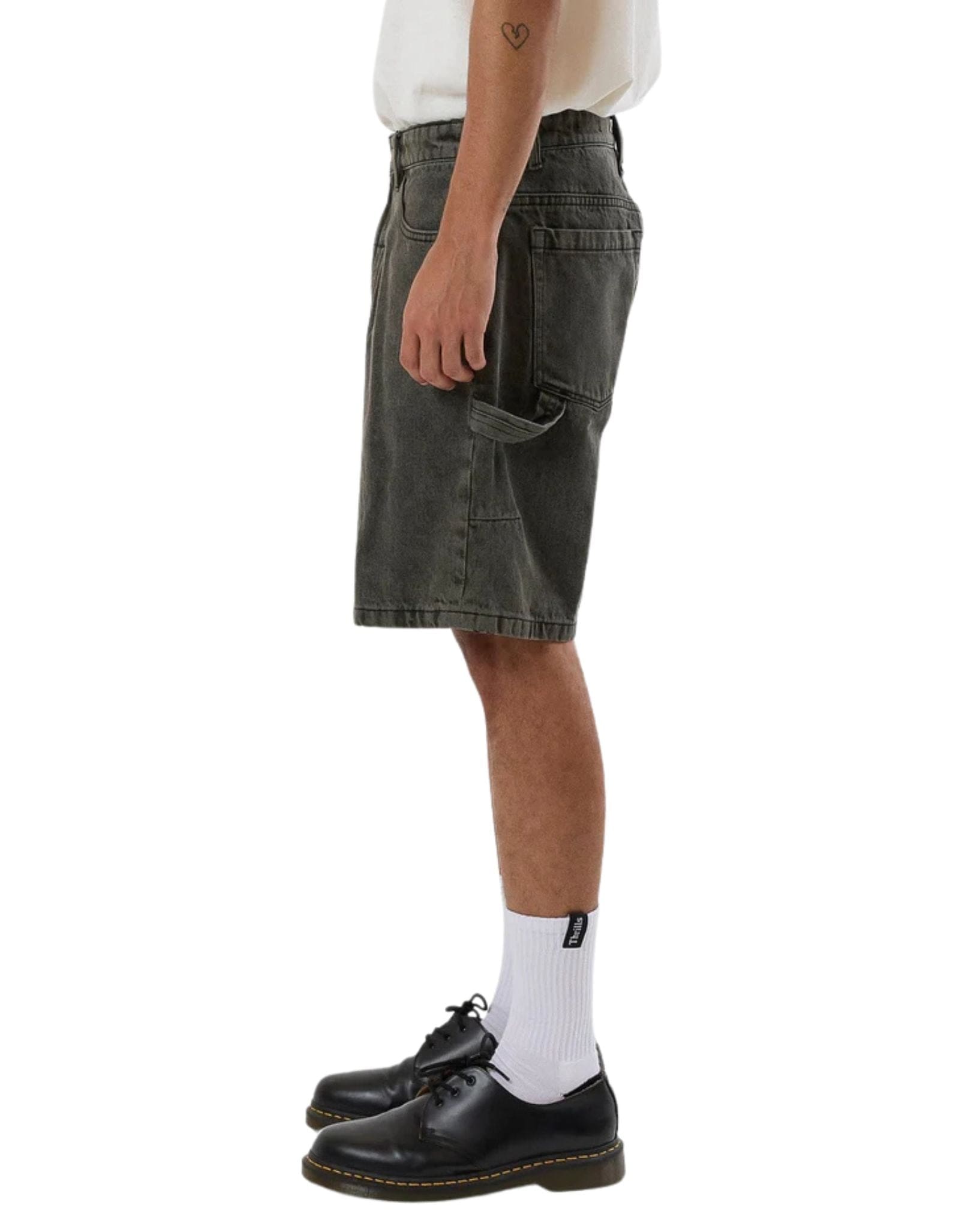 Thrills Cheap Thrills Big Slacker Denim Short- Tarmac