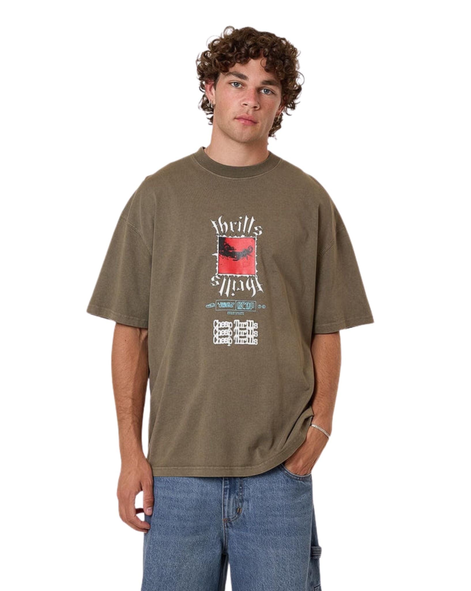 Thrills Cheap Thrills Box Fit Oversize Tee