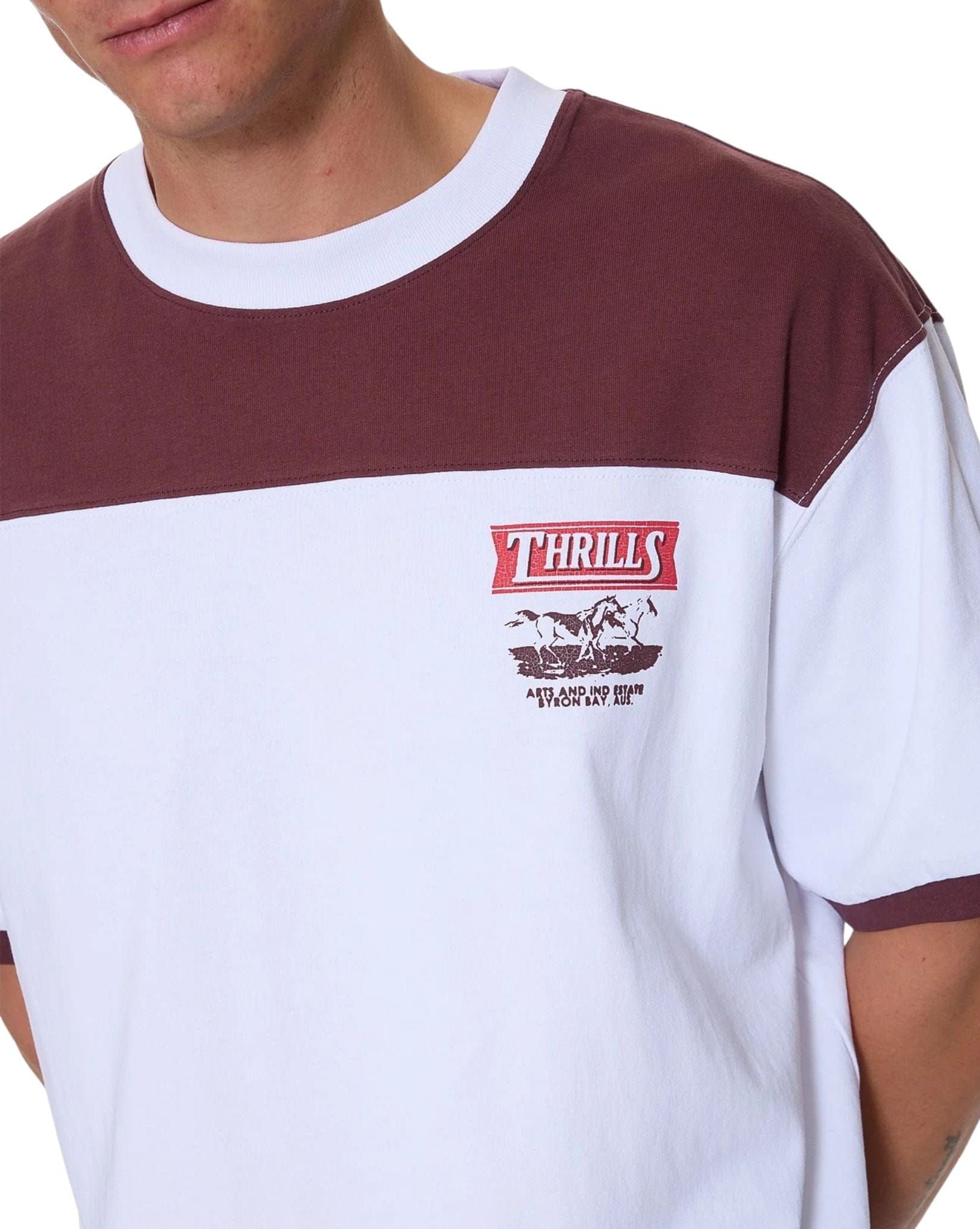 Thrills Deep In The Heart Of Byron Box Fit Oversize Cropped Panel