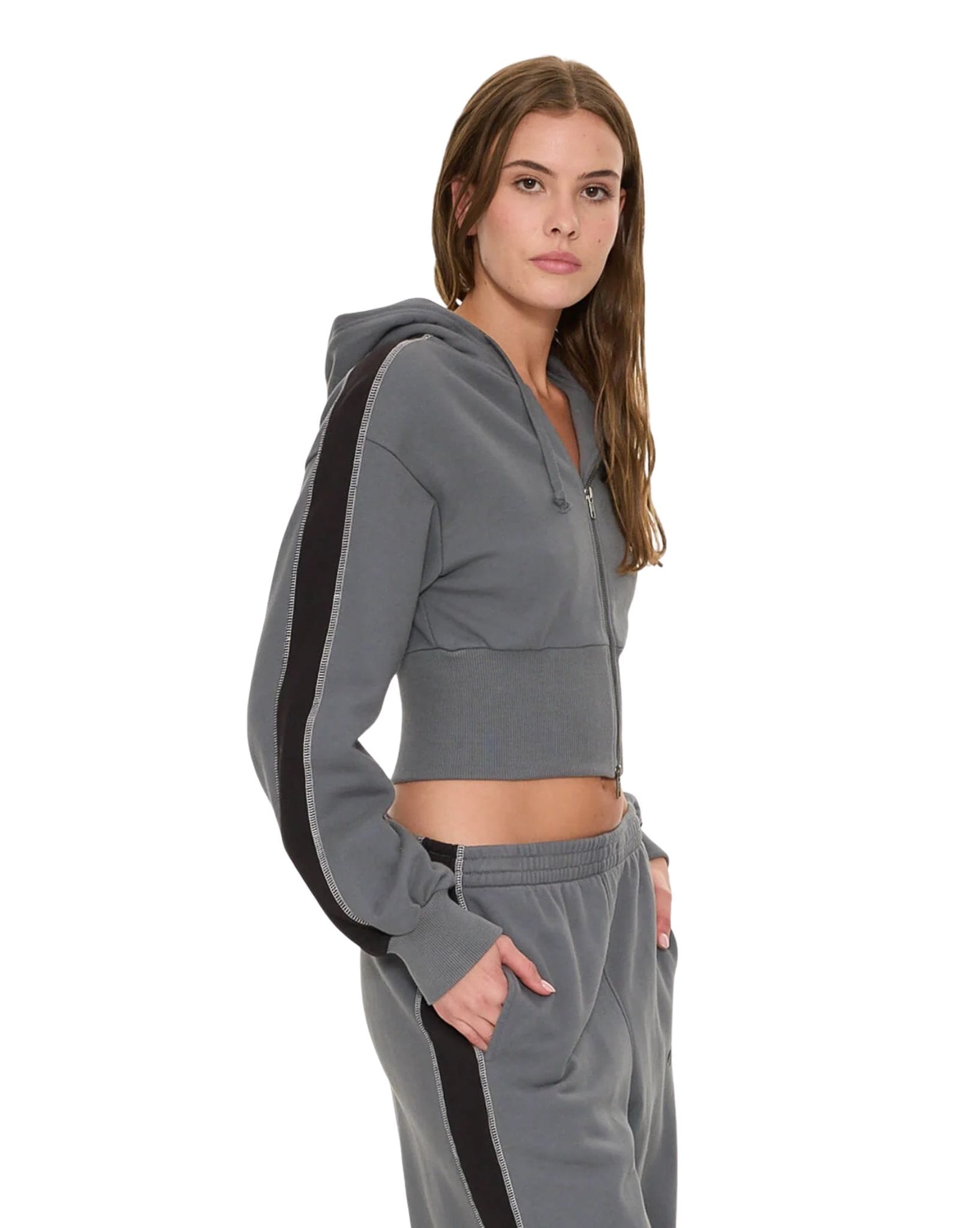 Thrills Division 011 Zip Hood Fleece