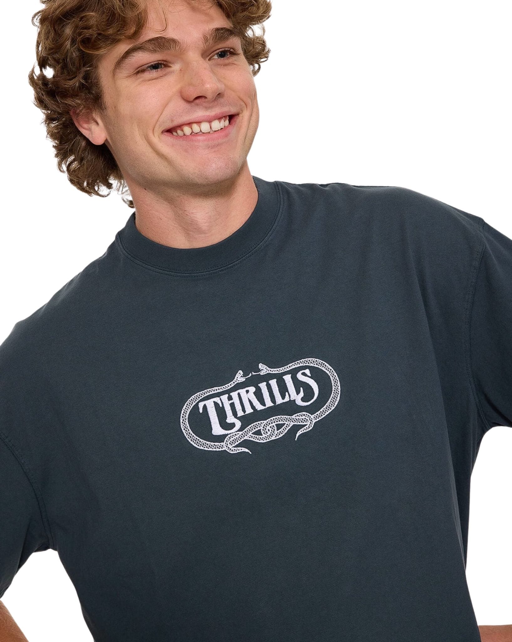 Thrills Double Time Oversize Box Tee