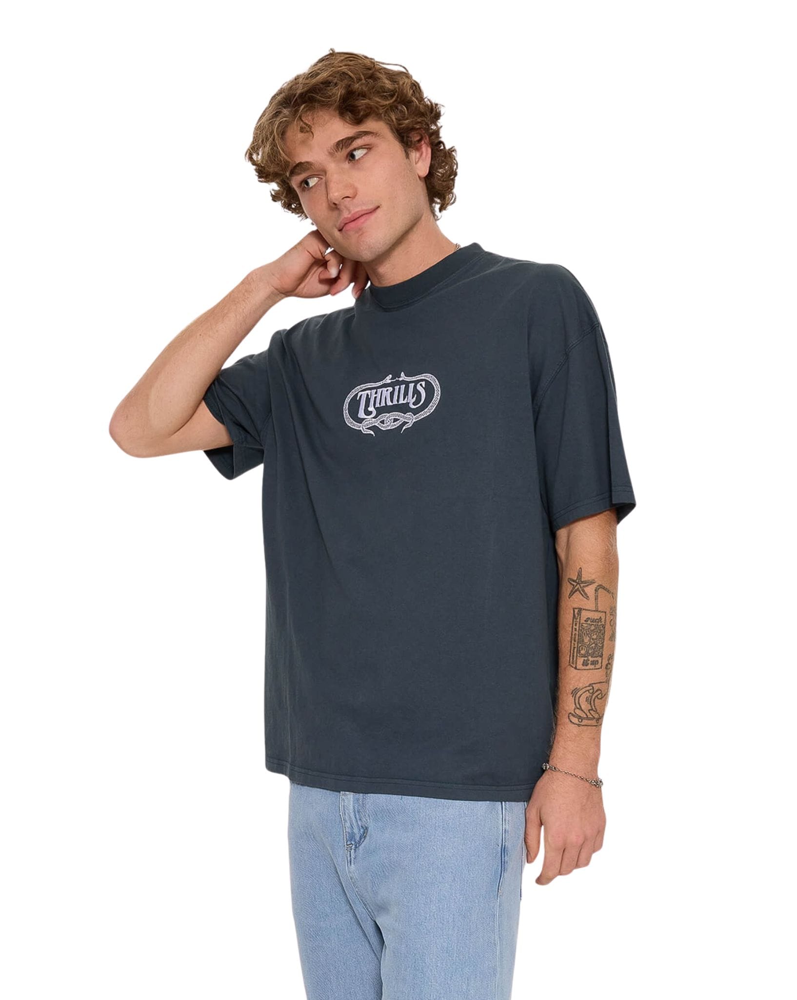 Thrills Double Time Oversize Box Tee
