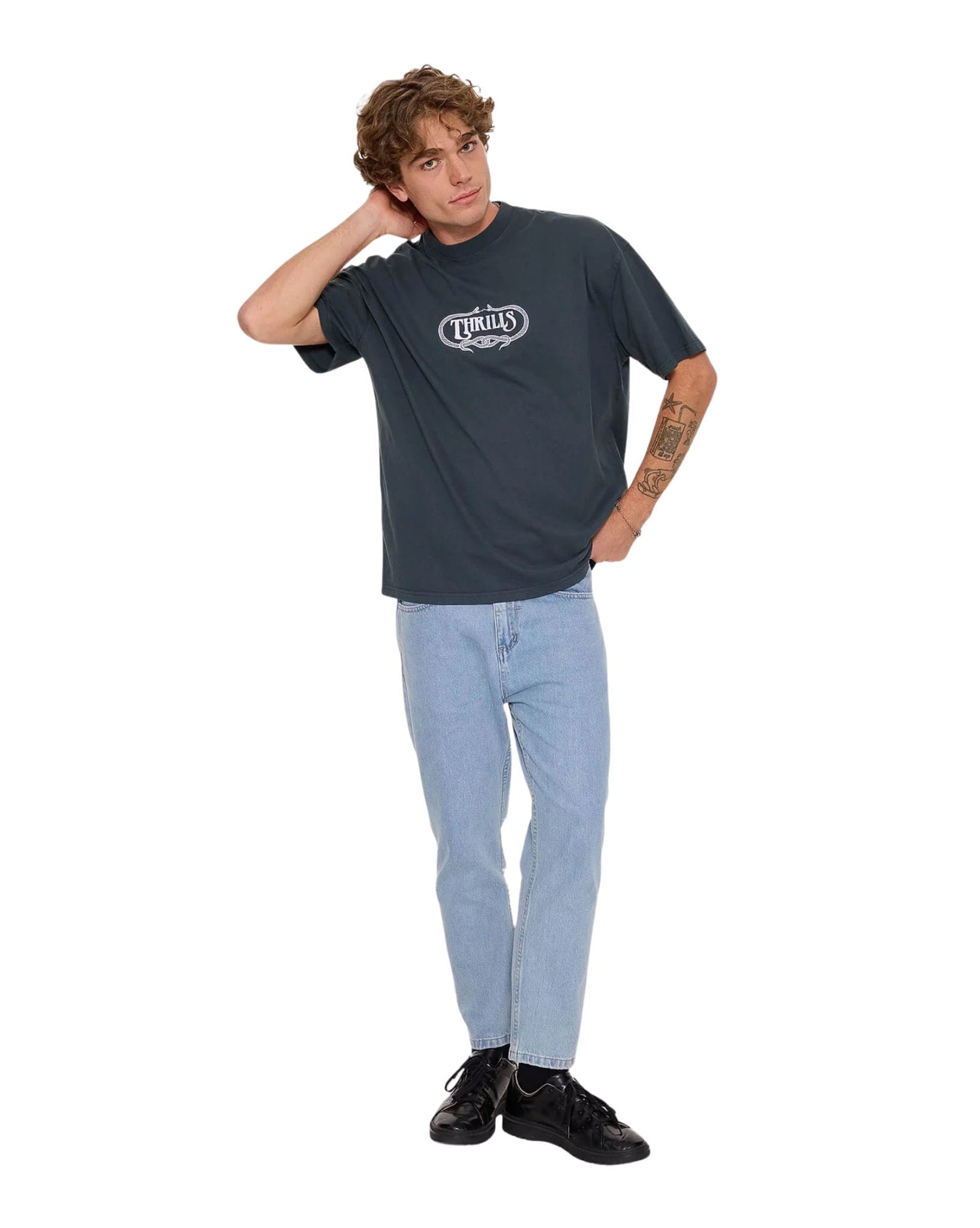 Thrills Double Time Oversize Box Tee