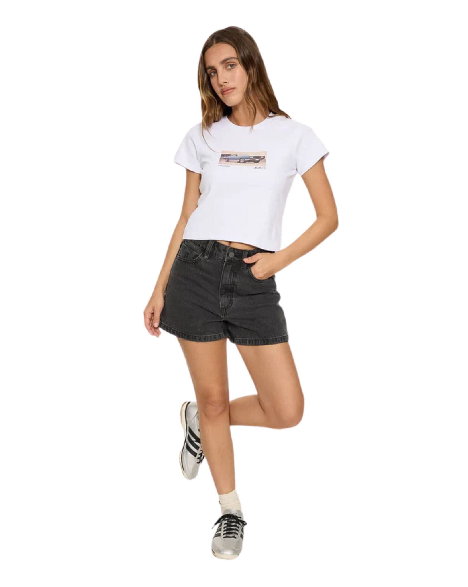 Thrills Erica Short  Ash Black