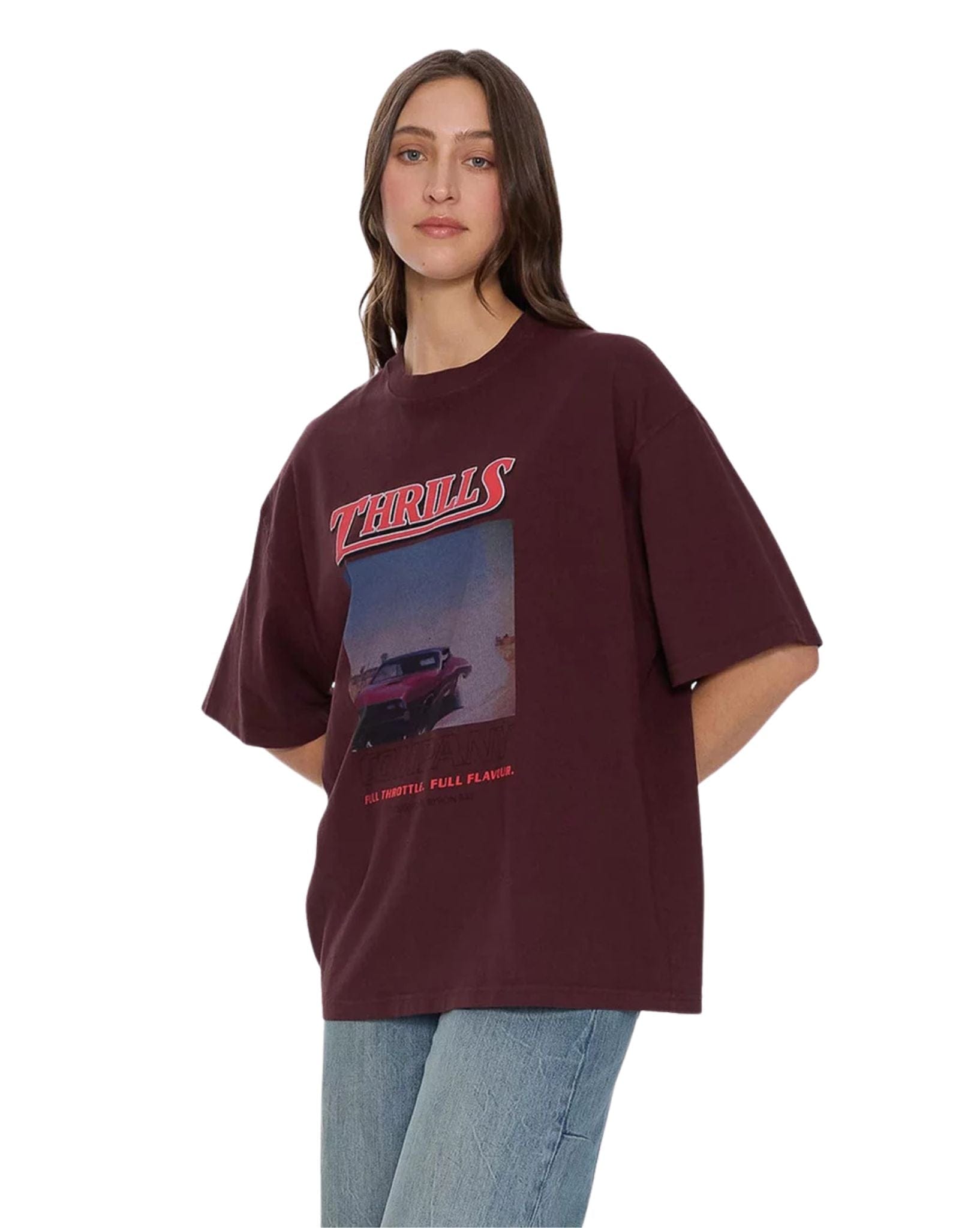 Thrills Full Throttle Oversized Tee