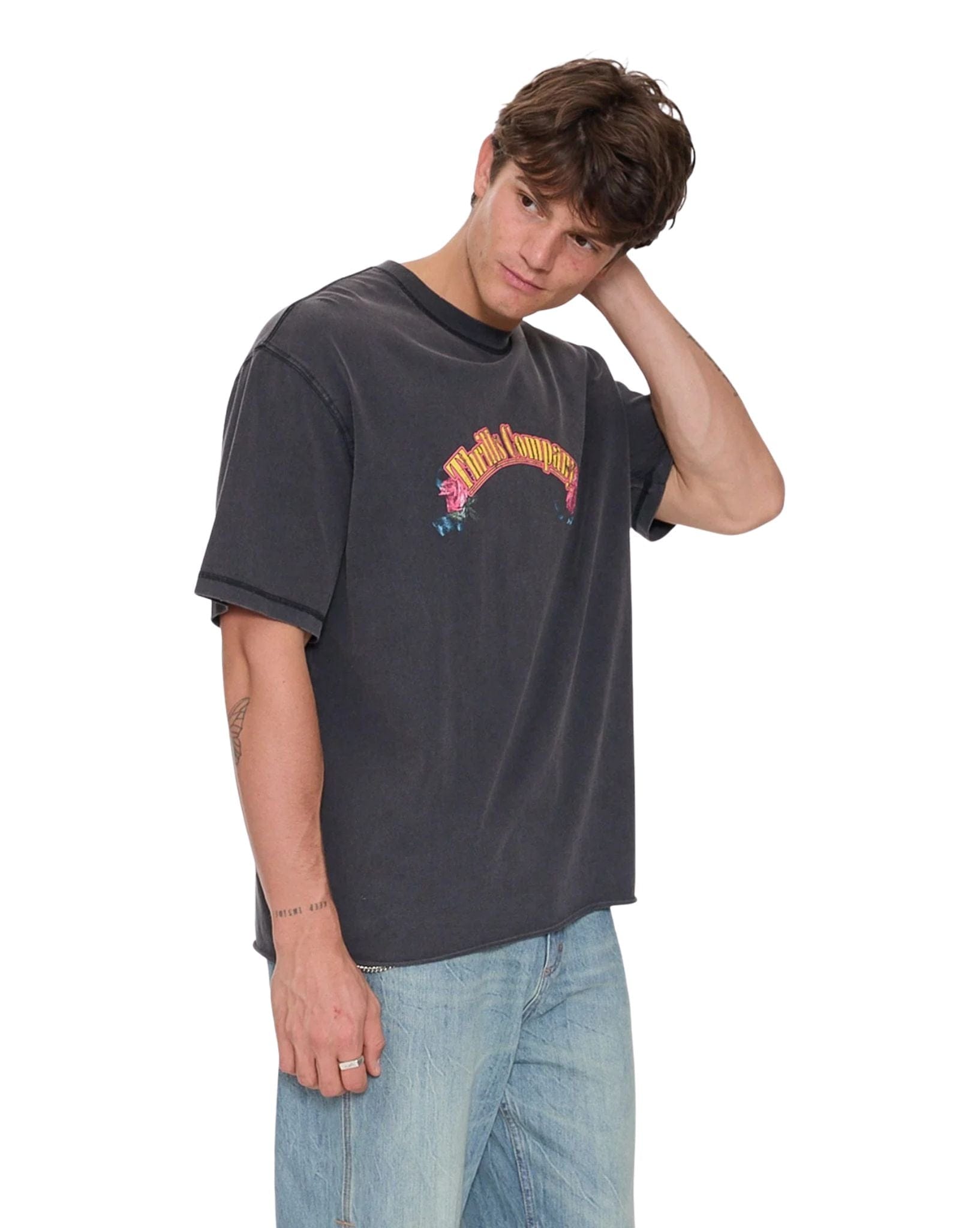 Thrills Fury Box Fit Oversize Cropped Tee