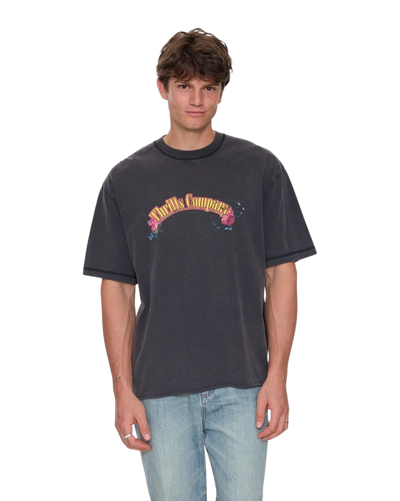 Thrills Fury Box Fit Oversize Cropped Tee