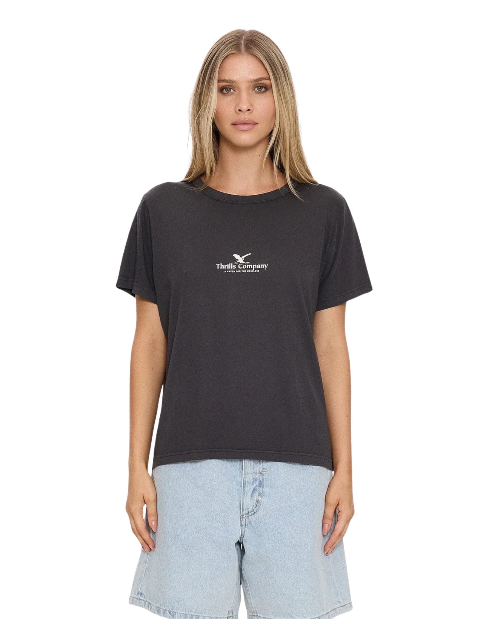 Thrills Haven For The Reckless Relaxed Tee