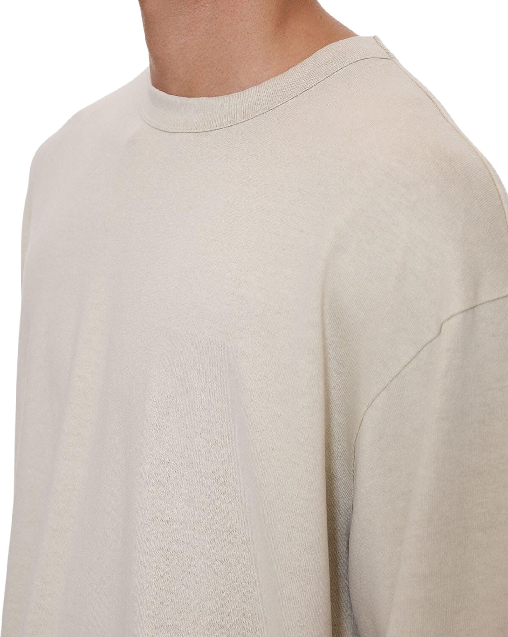 Thrills Hemp Thrills Embro Contrast Stitch Box Fit Oversize Cropped Tee