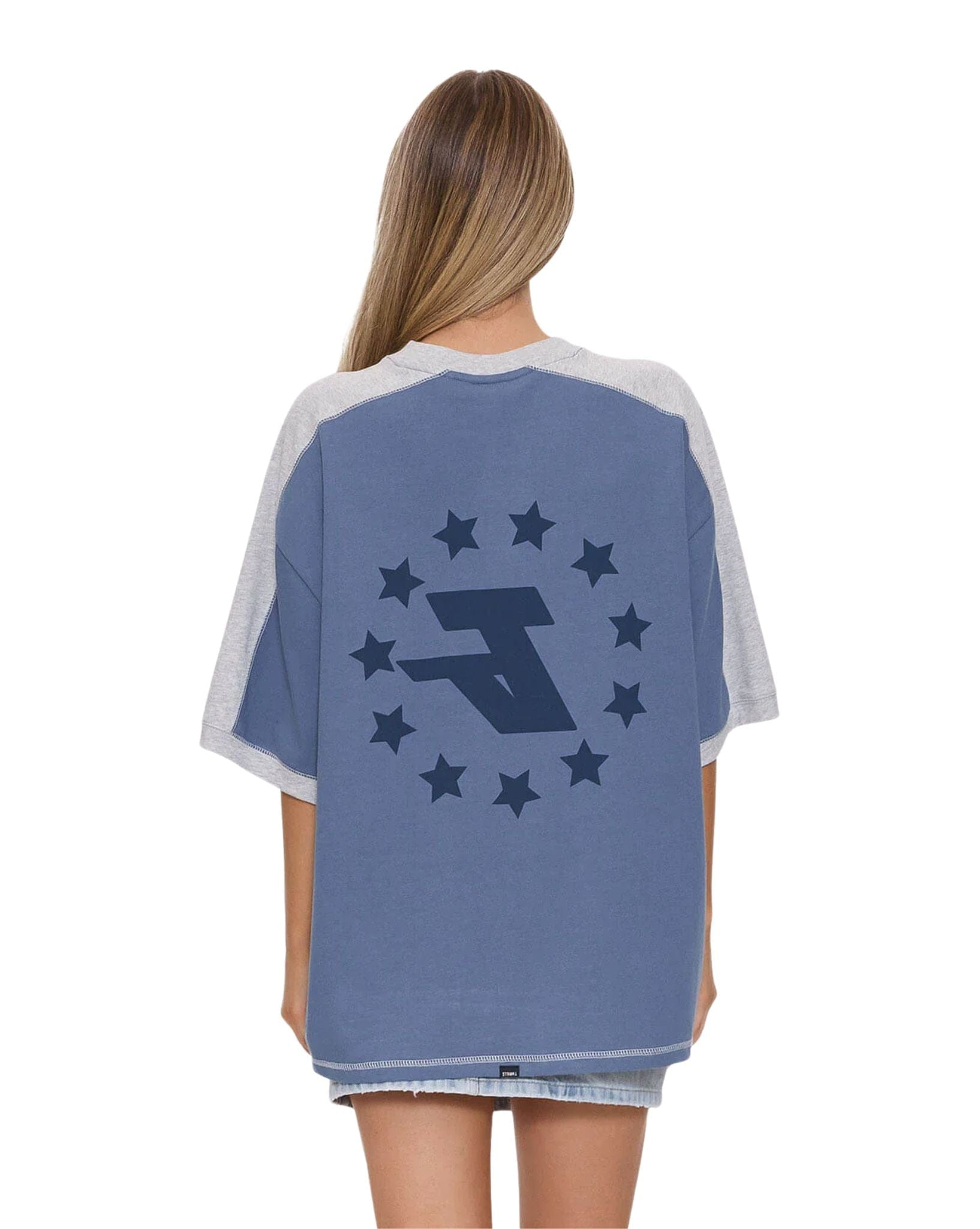 Thrills Hot Shot Panelled Oversized Tee