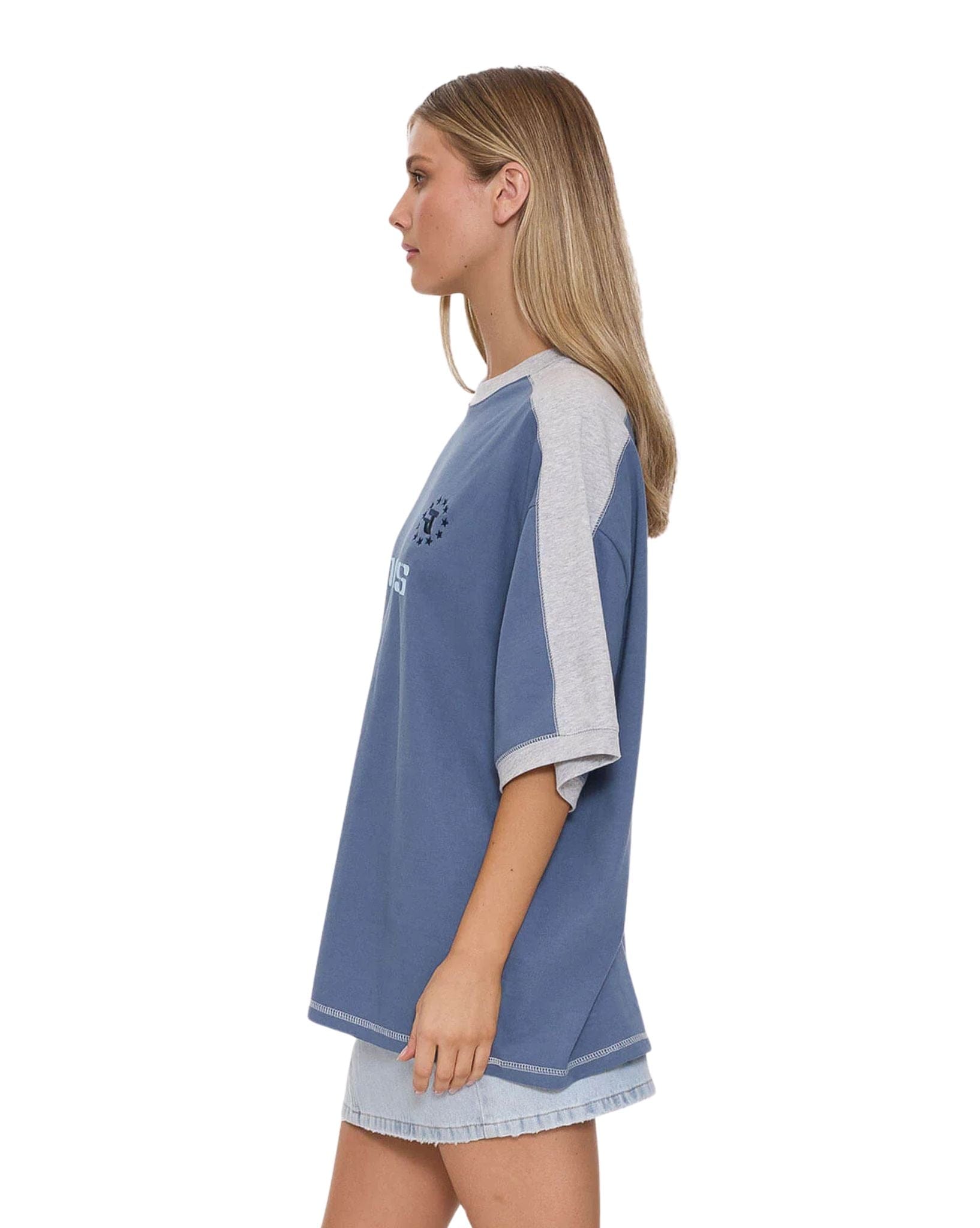 Thrills Hot Shot Panelled Oversized Tee