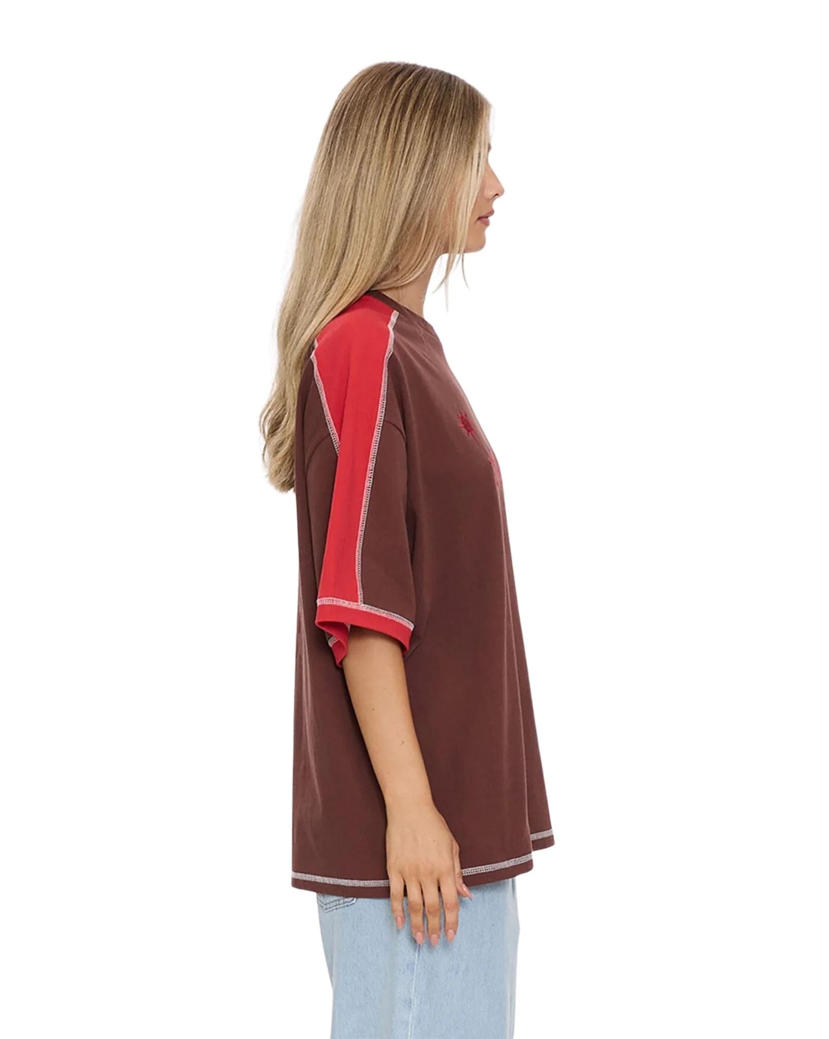 Thrills Hot Shot Panelled Oversized Tee