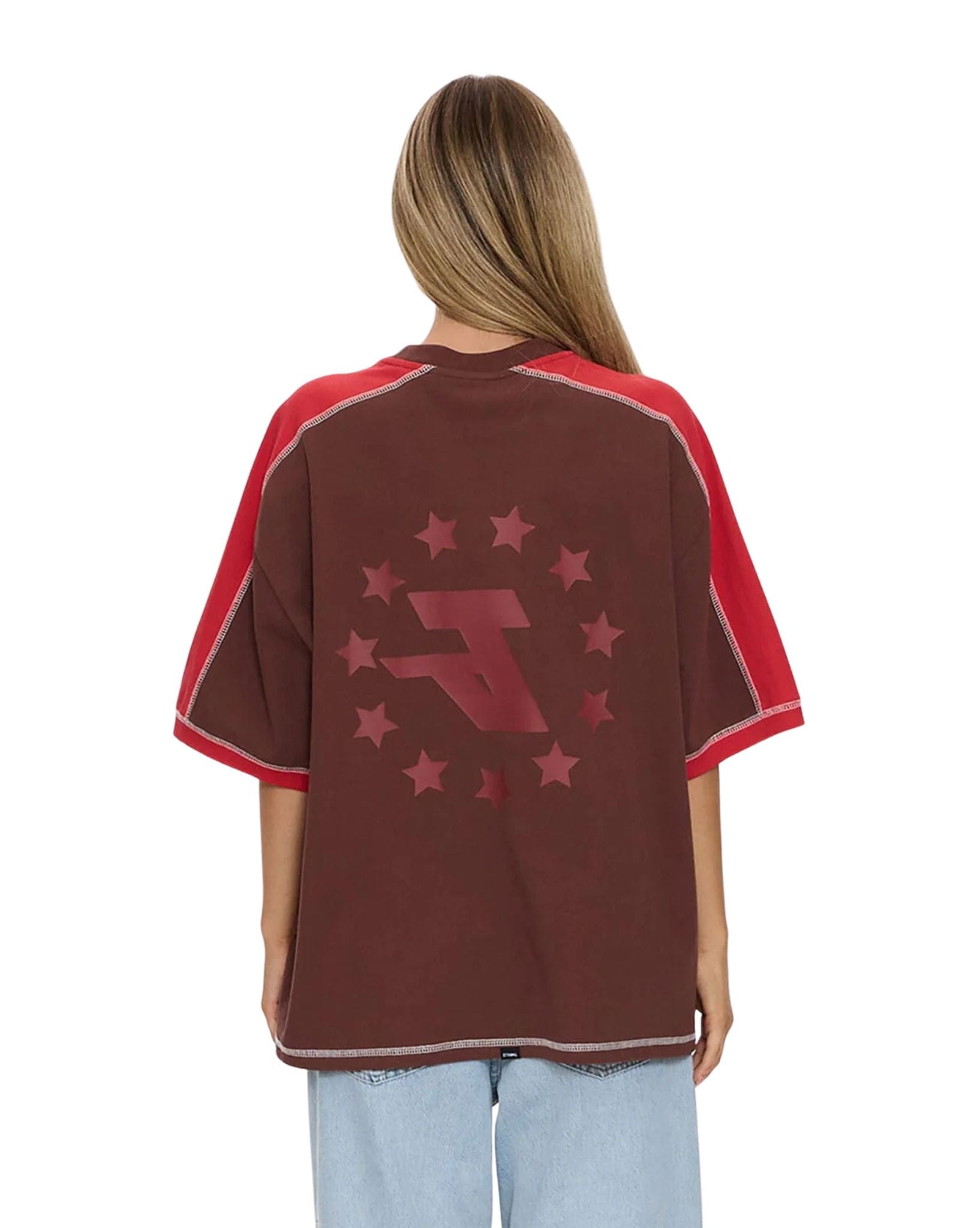 Thrills Hot Shot Panelled Oversized Tee