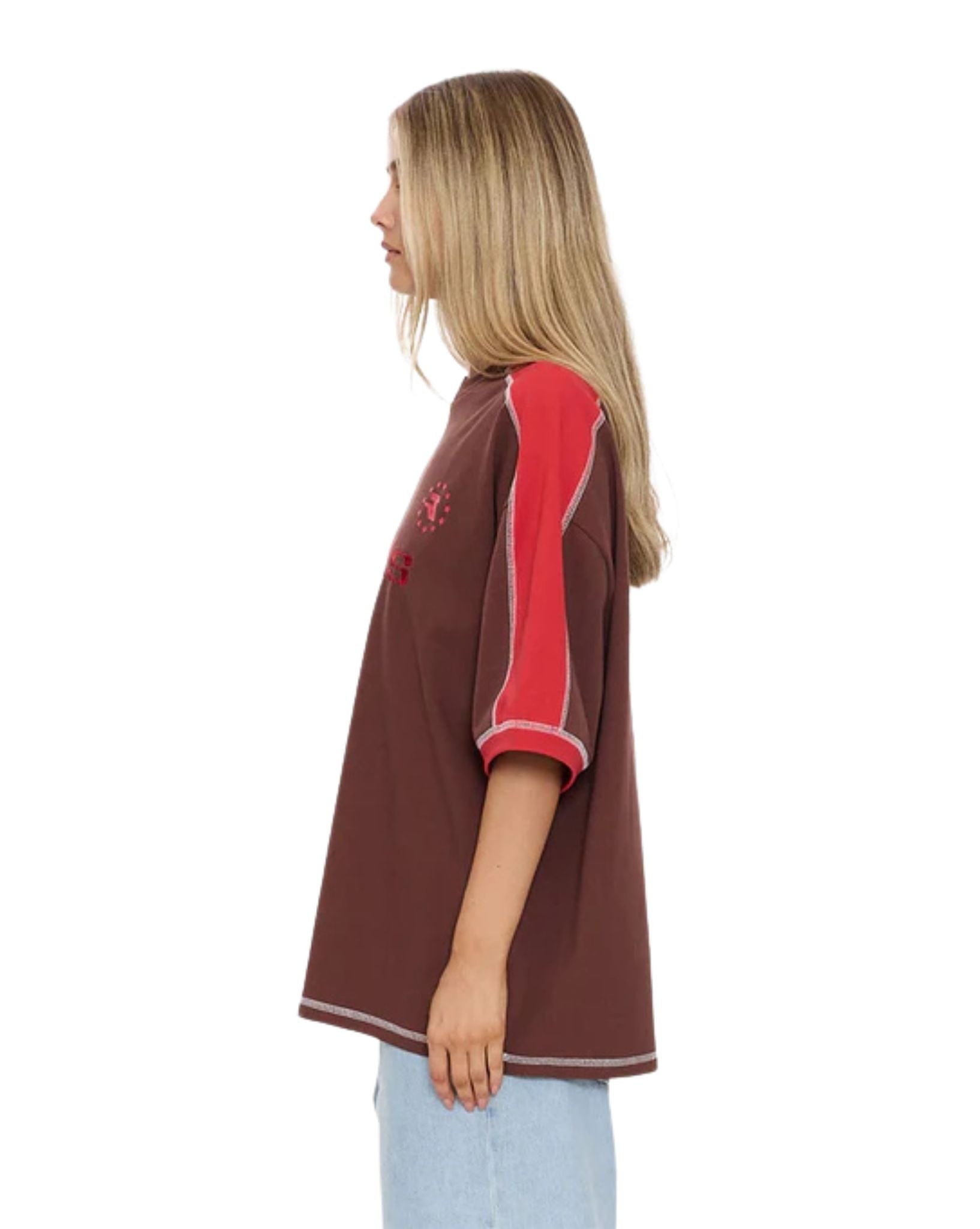 Thrills Hot Shot Panelled Oversized Tee