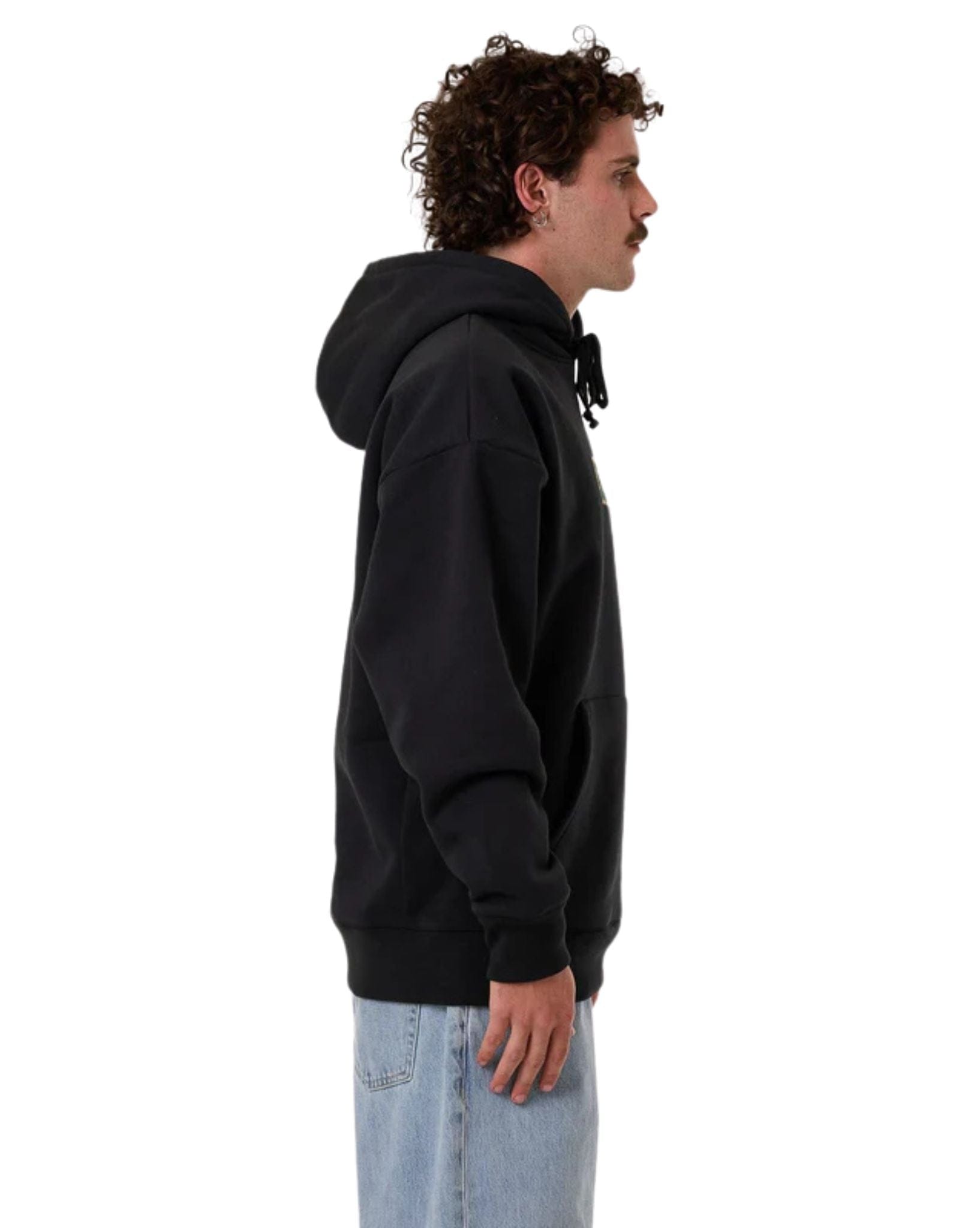 Thrills Mens Behind It All Slouch Pull On Hood