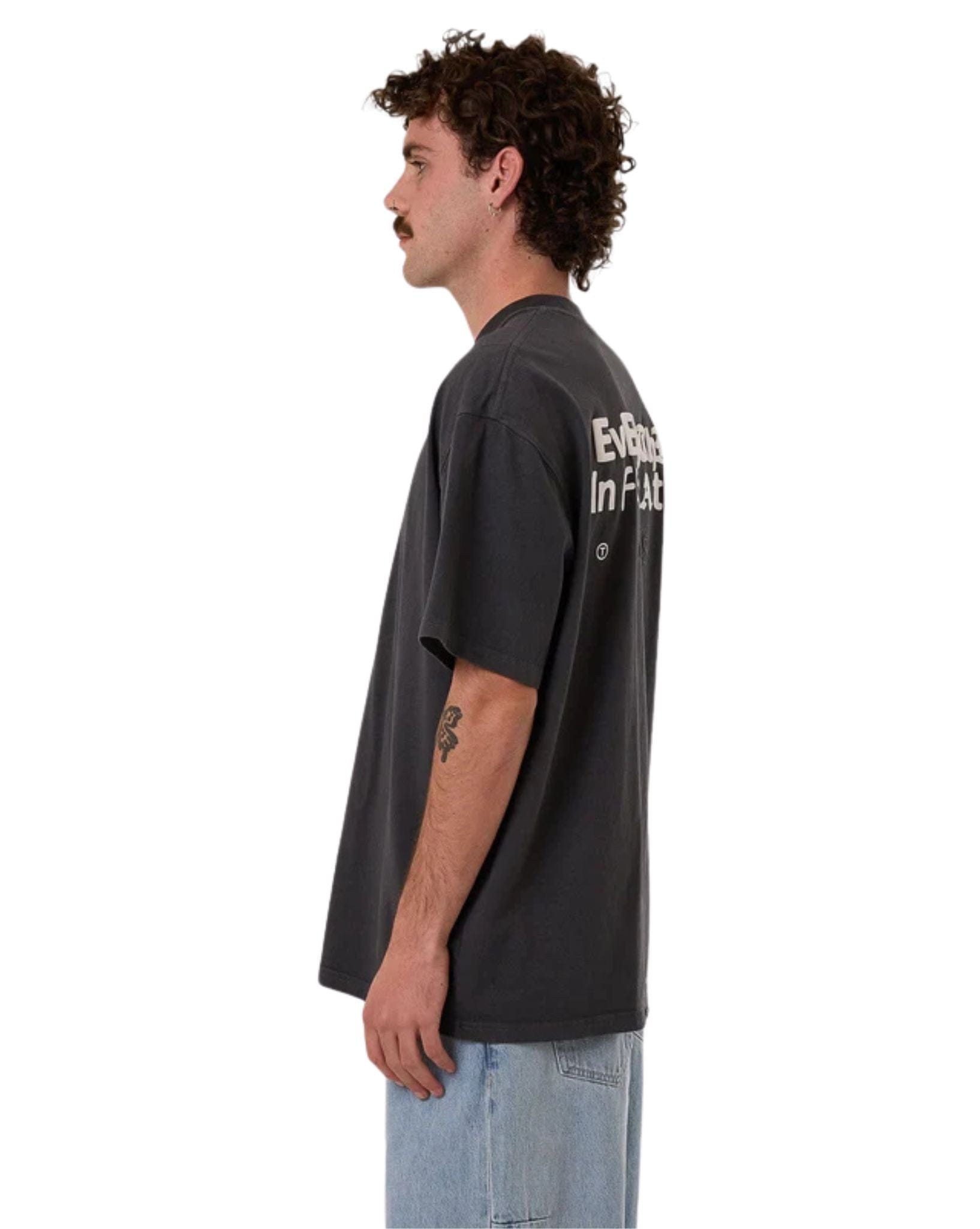 Thrills Mens Chain Of Formation Box Fit Oversize Tee
