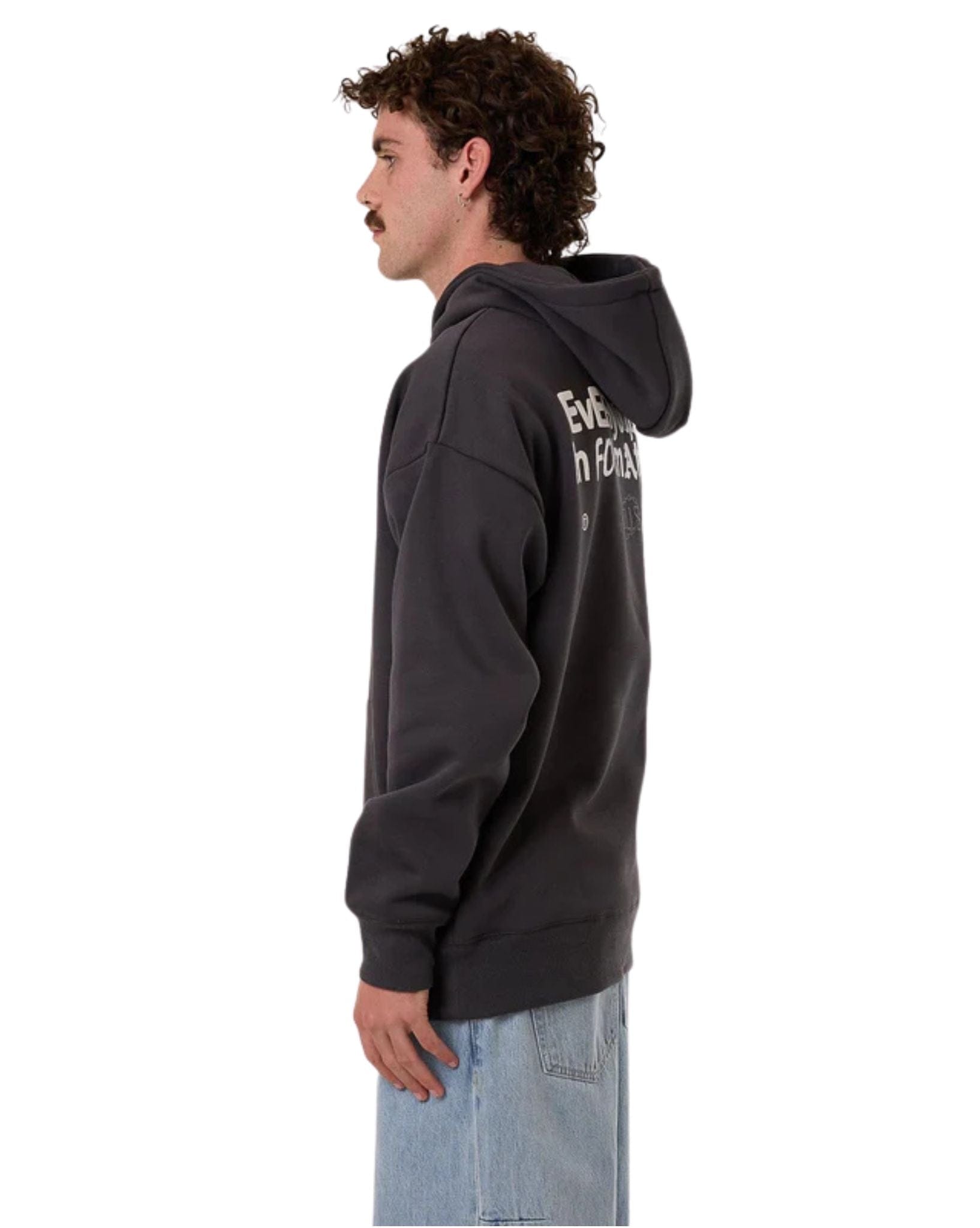 Thrills Mens Chain Of Formation Slouch Pull On Hood