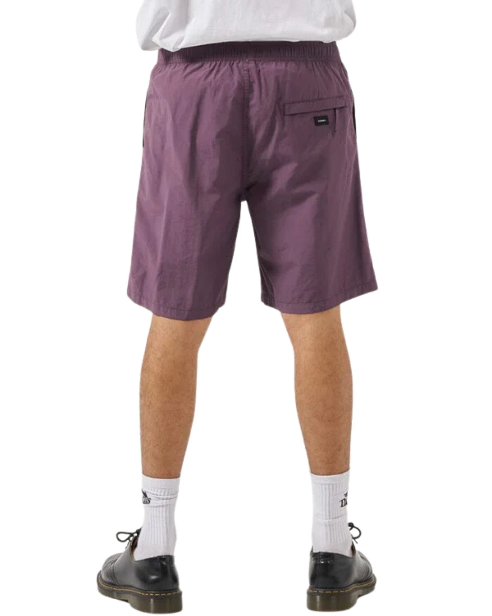 Thrills Mens Easy Listening Short - Purple Pennant