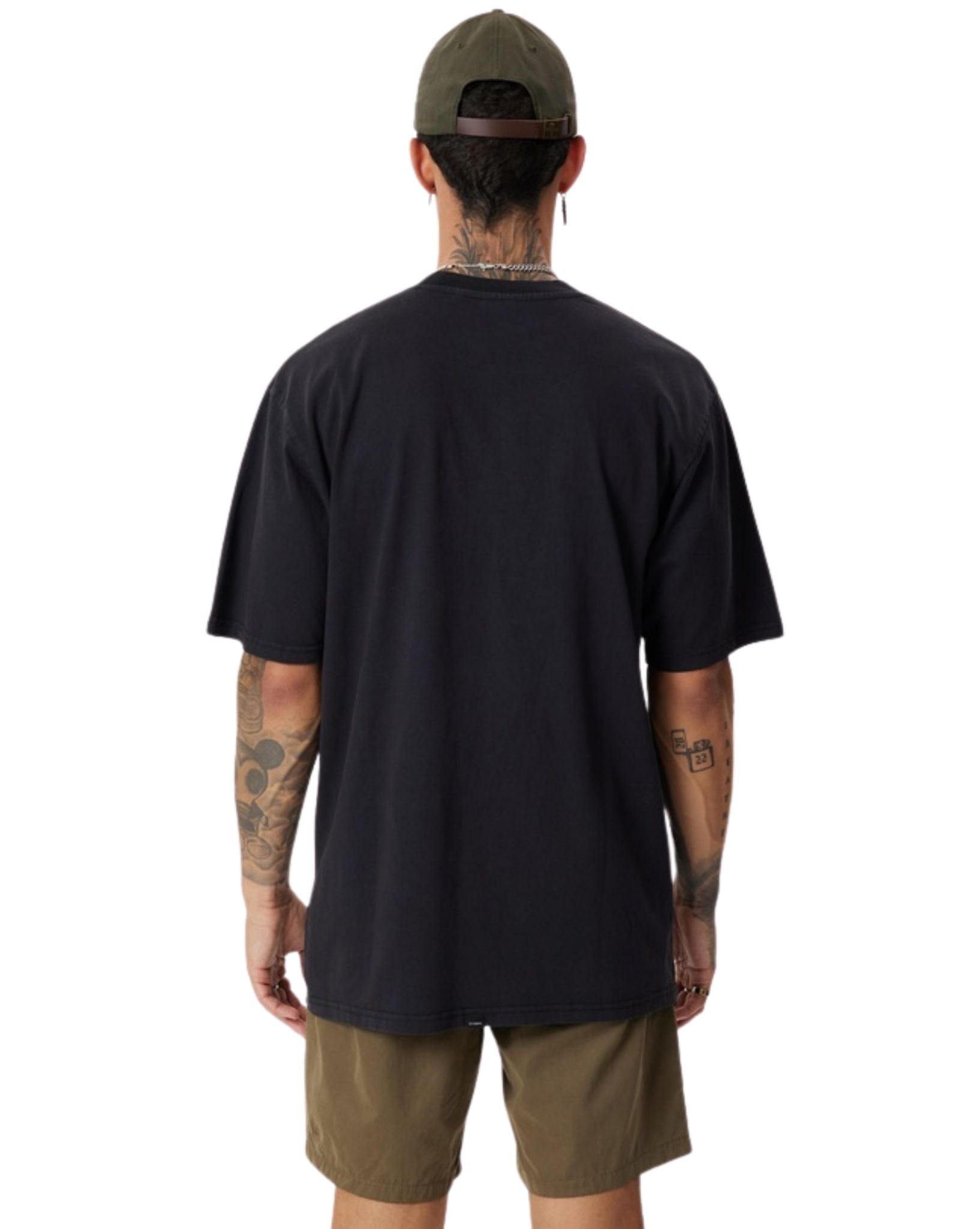 Thrills Mens Natural Thrills Oversize Fit Tee - Black