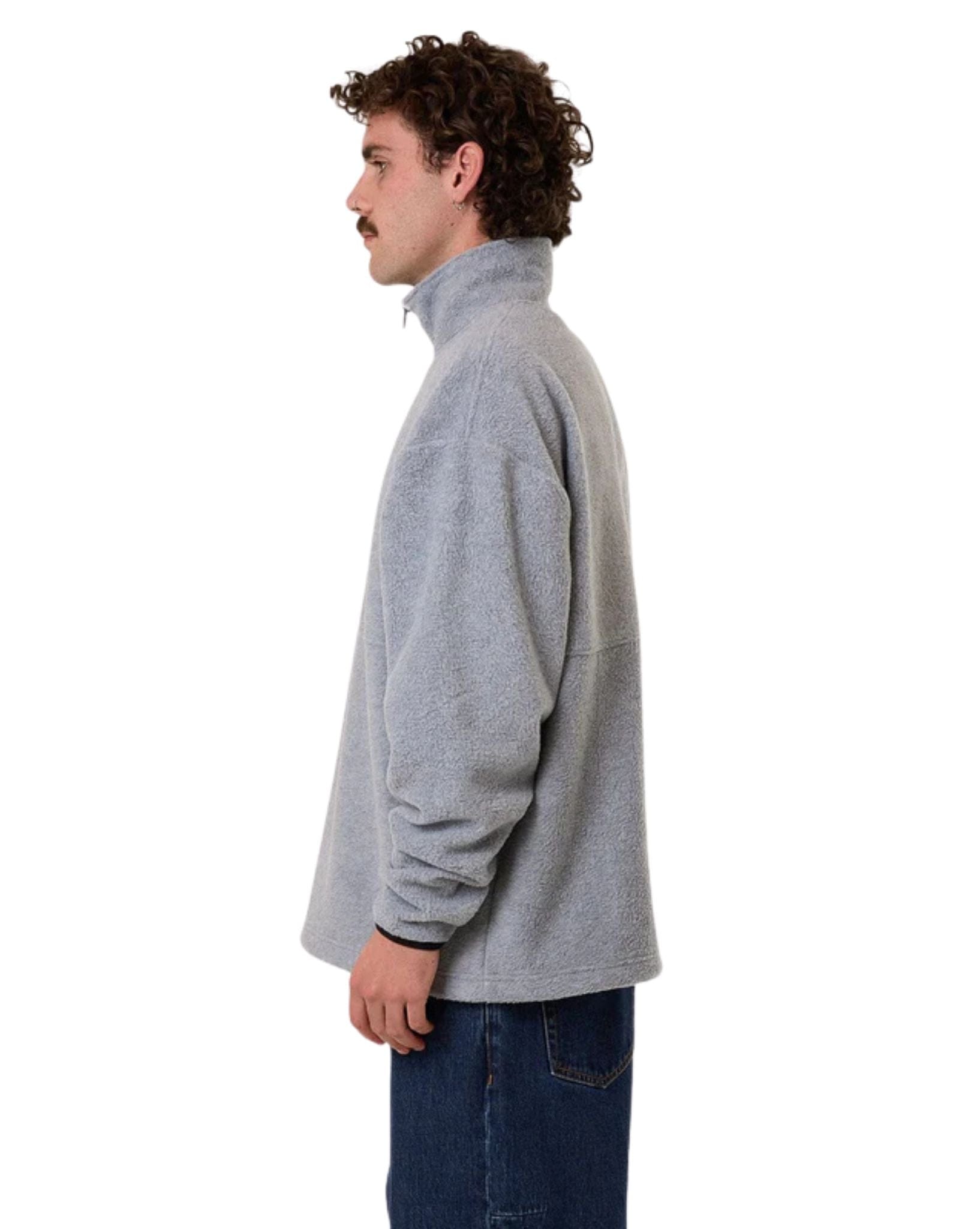 Thrills Mens On The Range Quarter Zip Polar Fleece