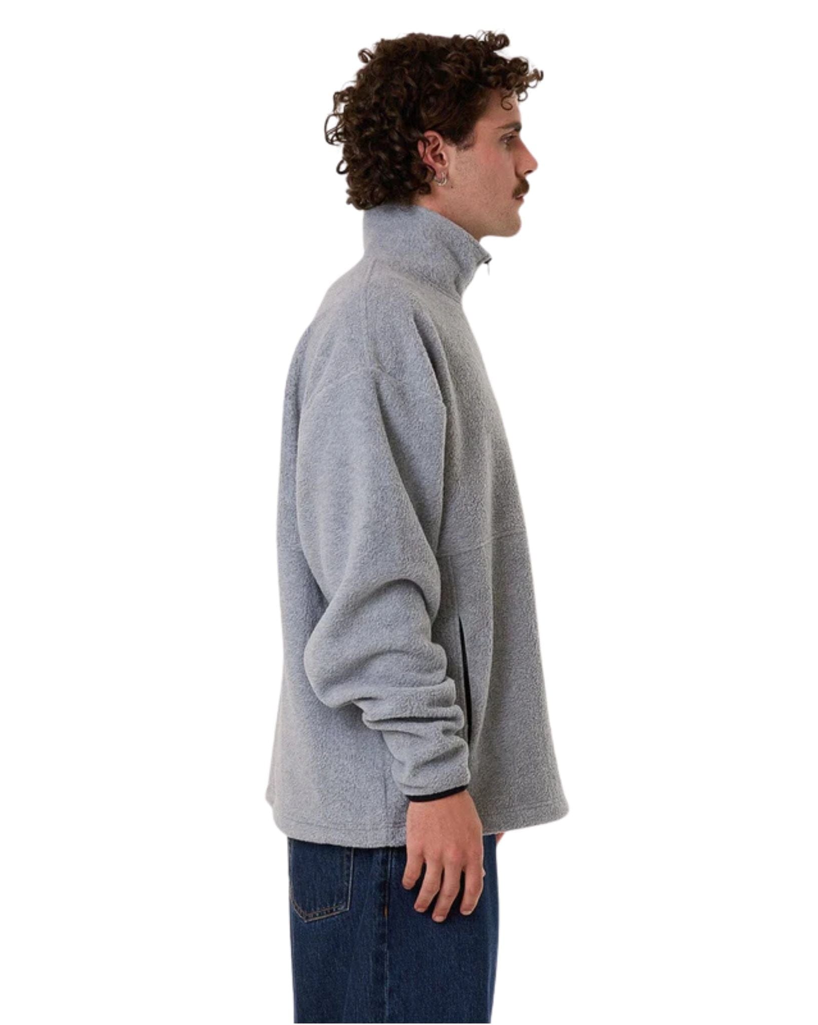 Thrills Mens On The Range Quarter Zip Polar Fleece