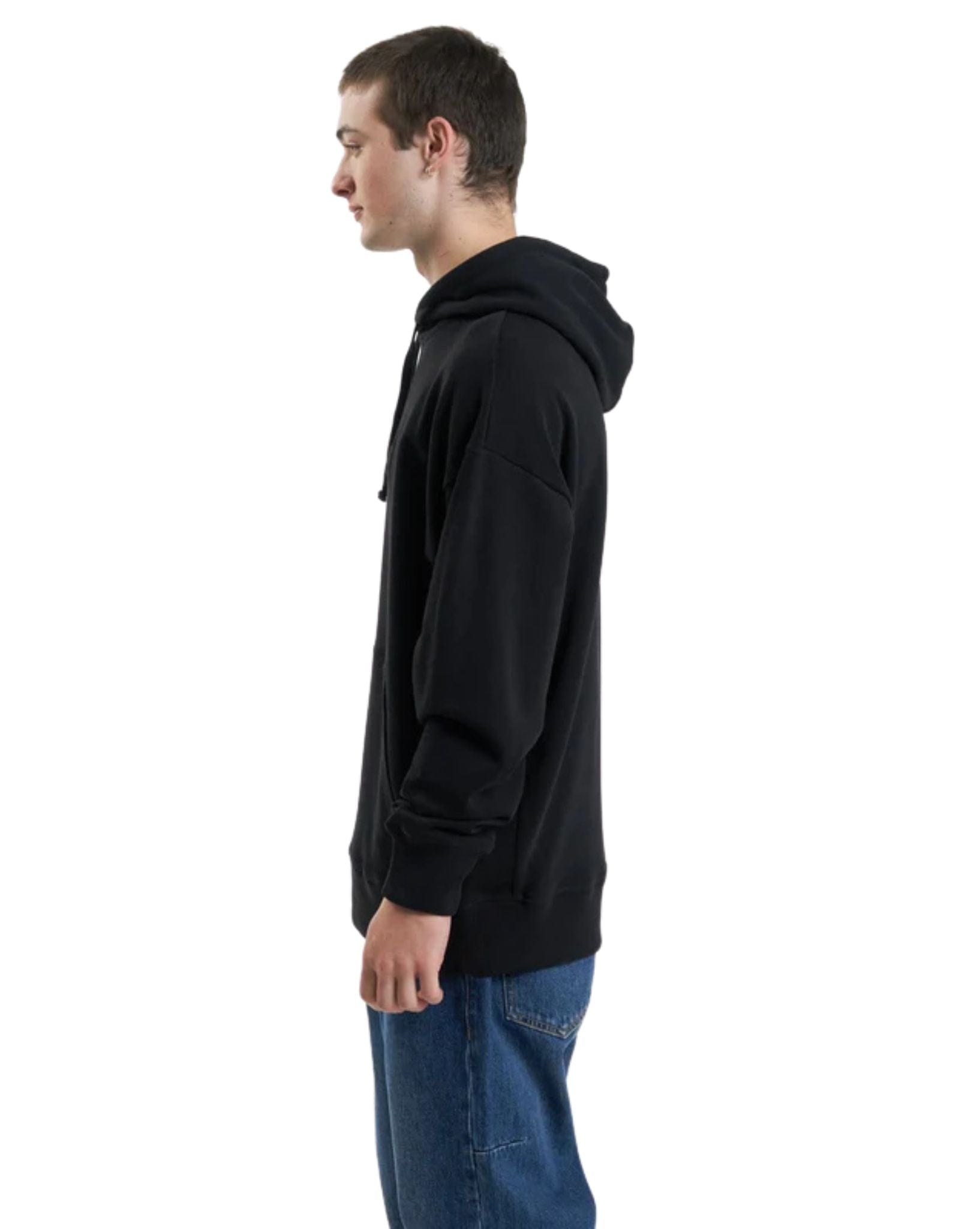 Thrills Mens Sub Rosa Slouch Pull On Hood - Black