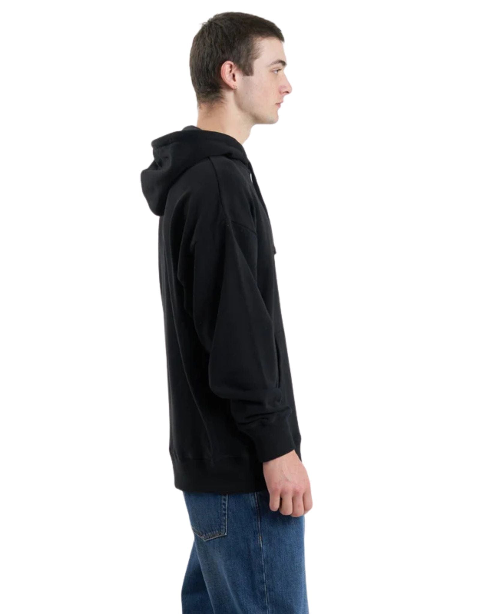 Thrills Mens Sub Rosa Slouch Pull On Hood - Black