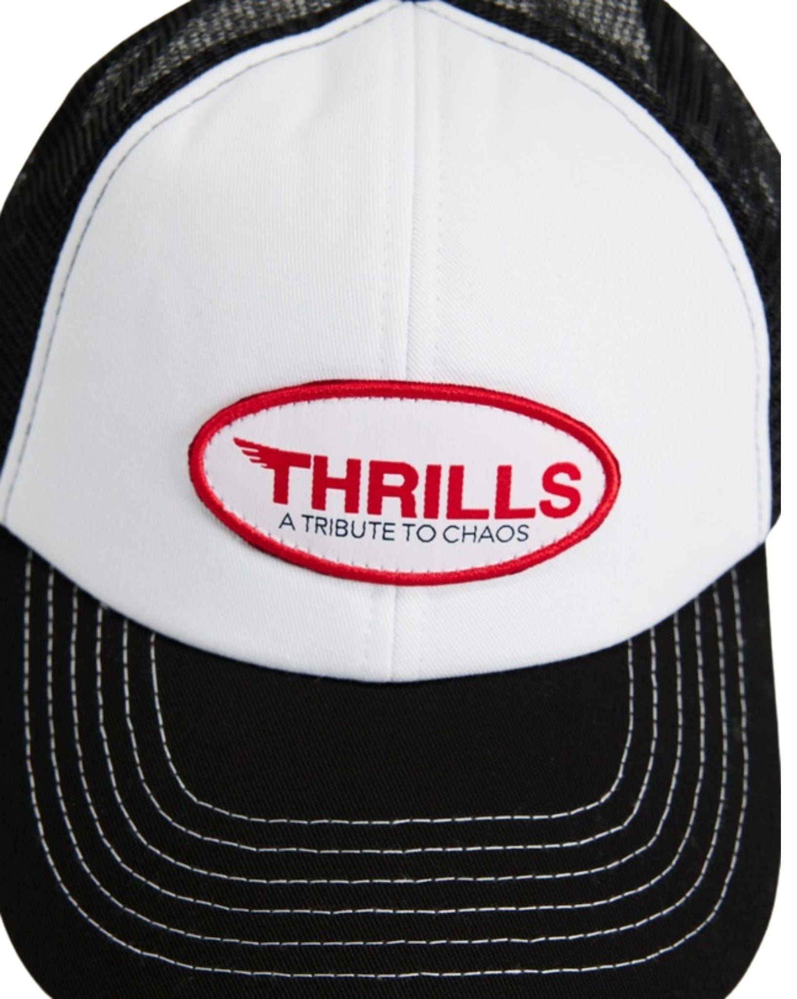 Thrills Mens Tribute To Chaos Trucker Cap - Black
