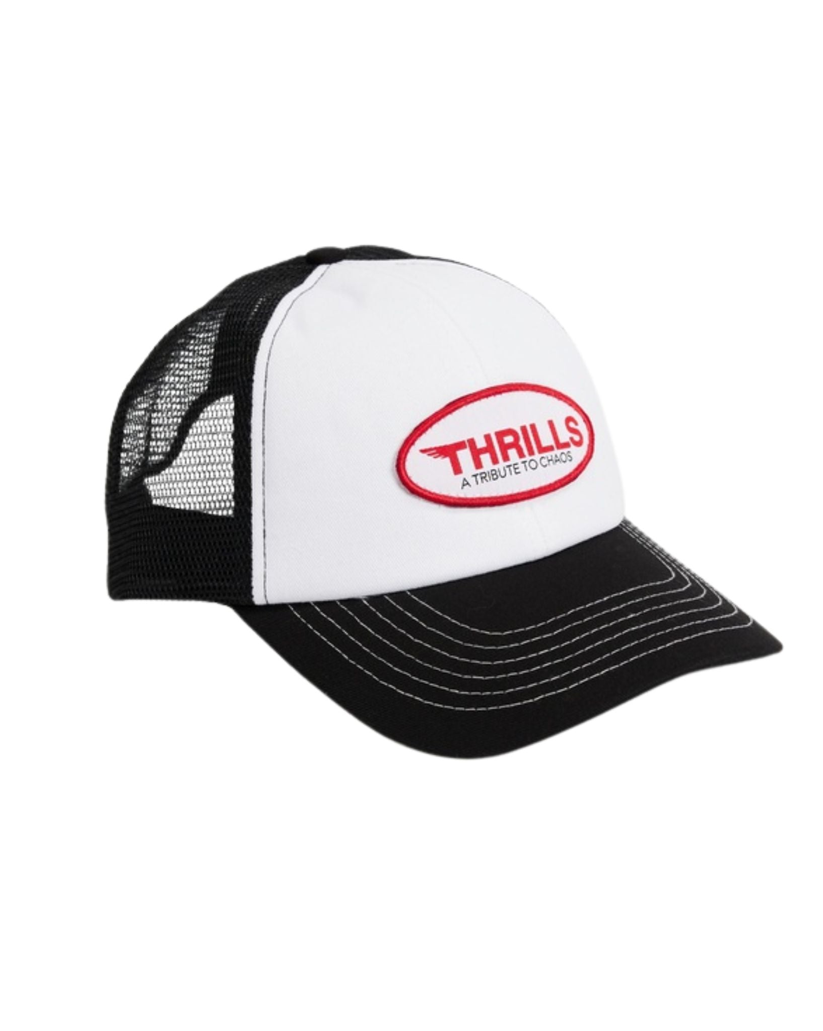 Thrills Mens Tribute To Chaos Trucker Cap - Black