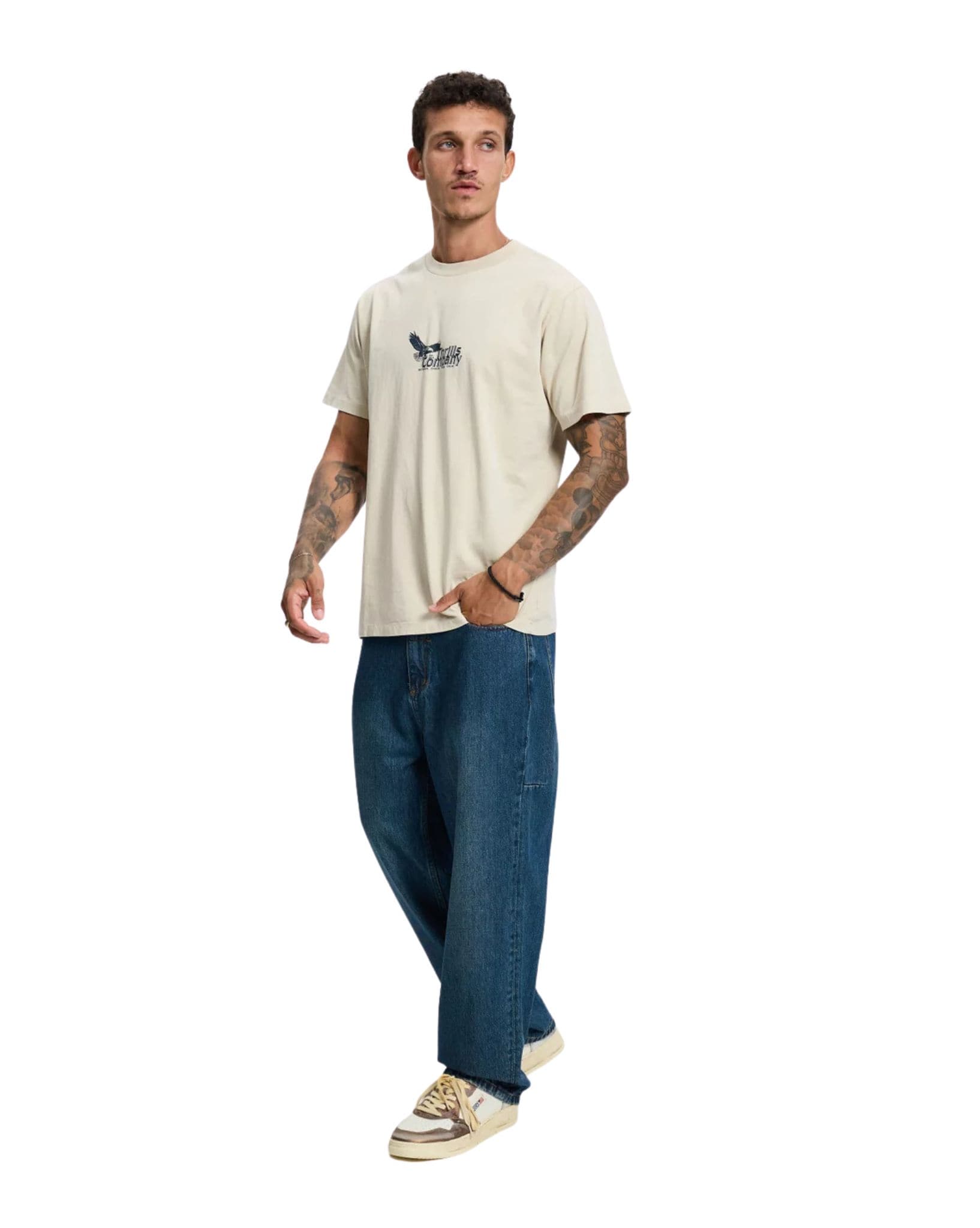 Thrills Mid Slacker Relaxed Long Denim Jean