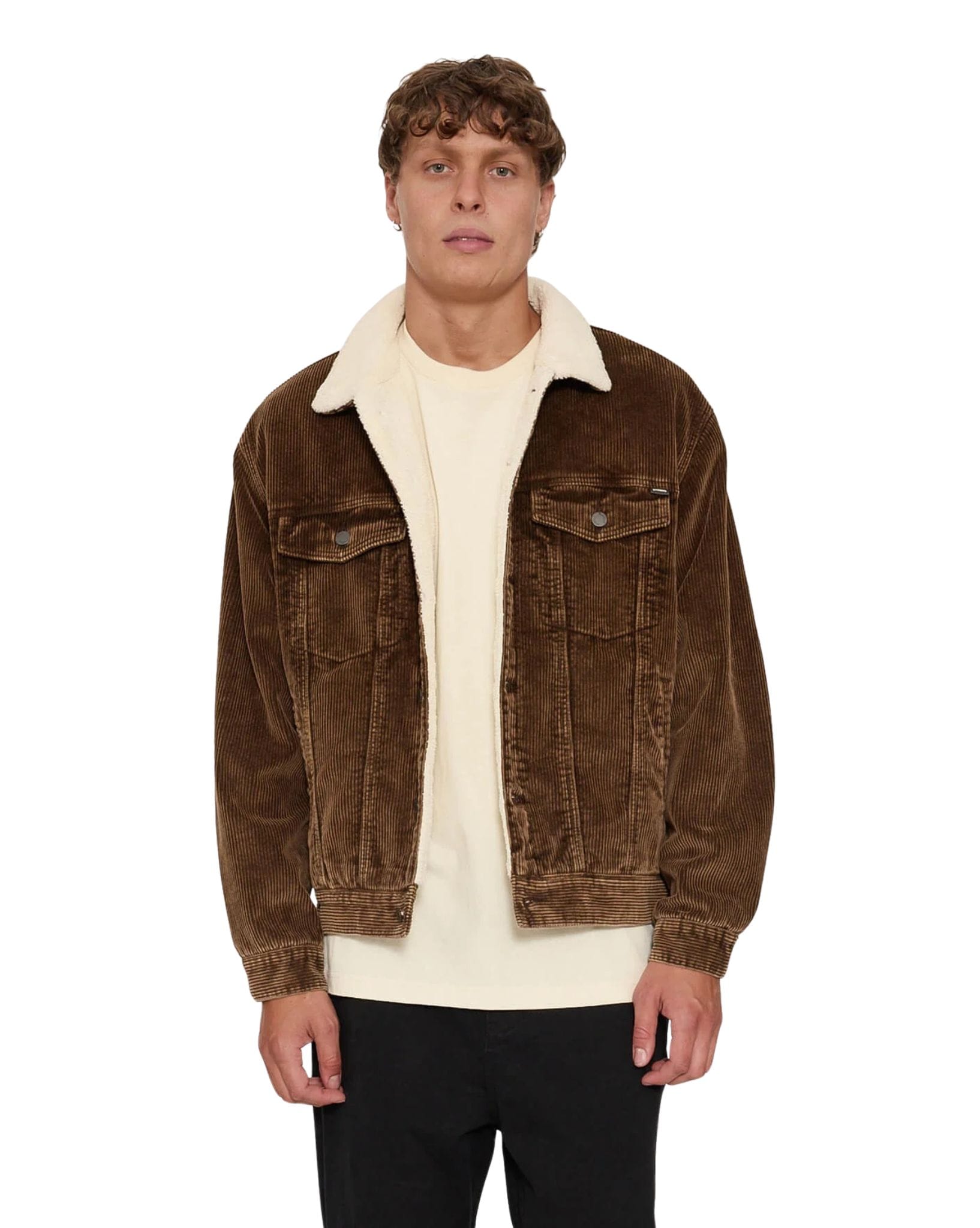 Thrills Oversized Sherpa Wanderer Cord Jacket