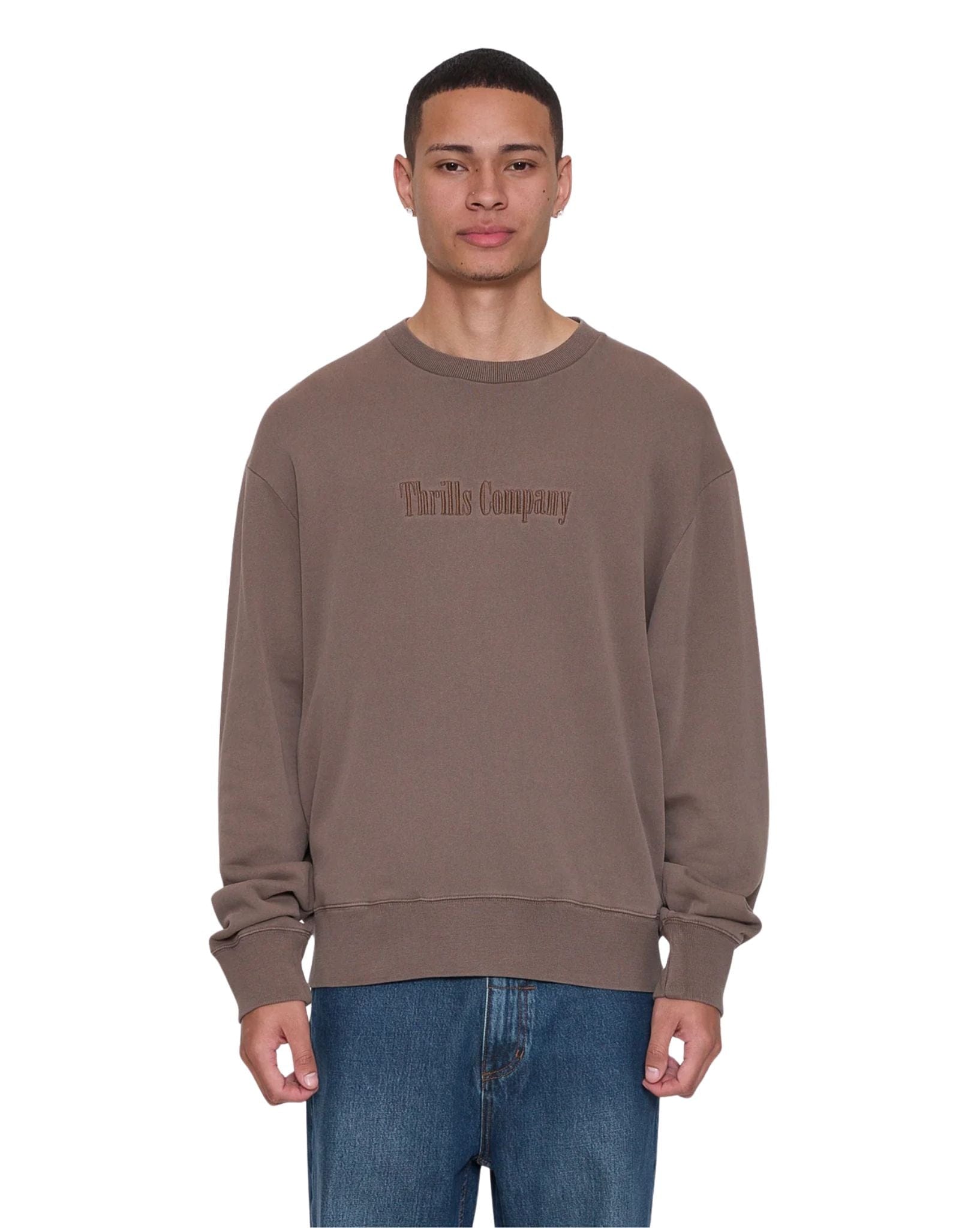 Thrills Primitive Box Fit Cropped Crew