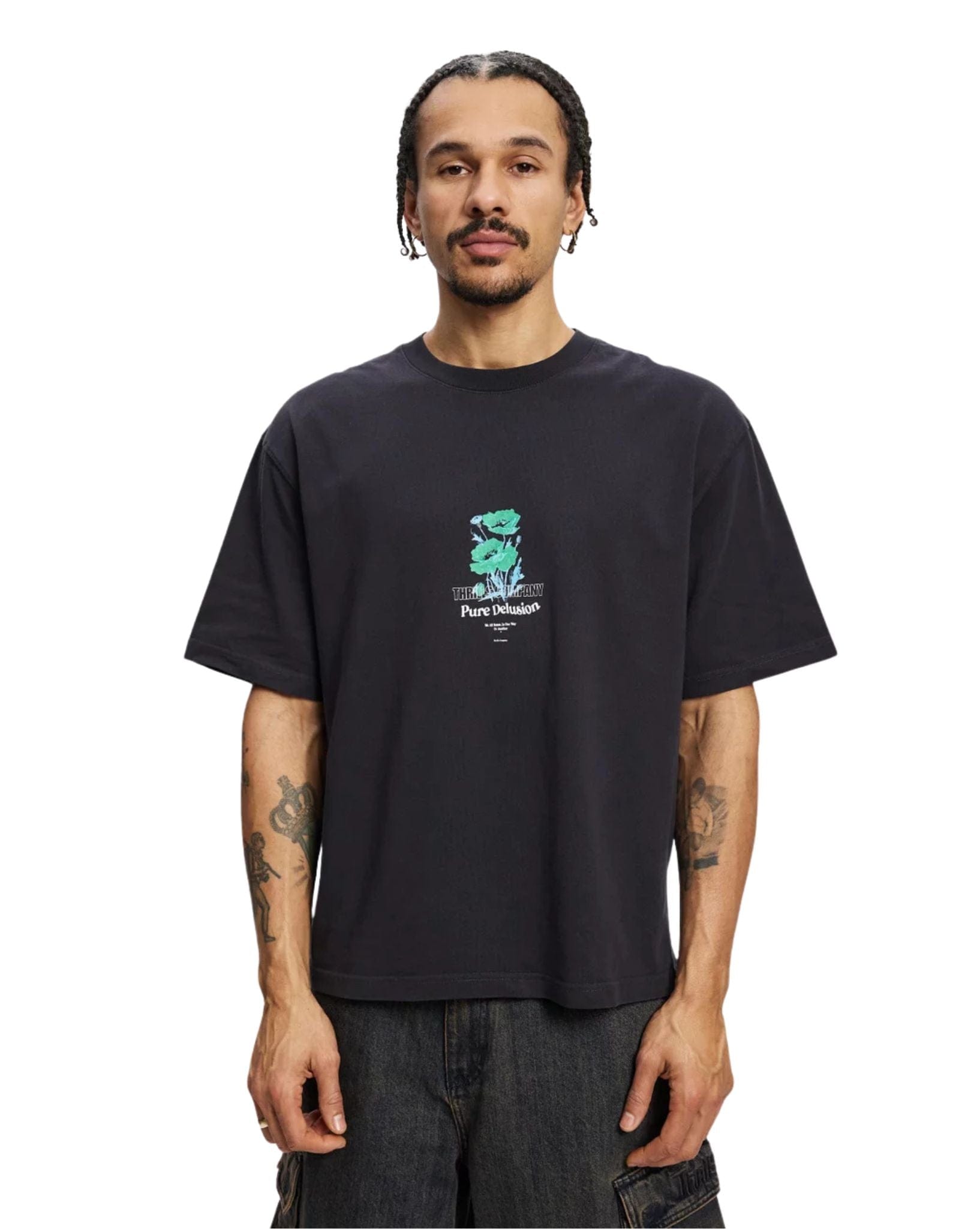 Thrills Pure Delusion Box Fit Oversize Short Tee