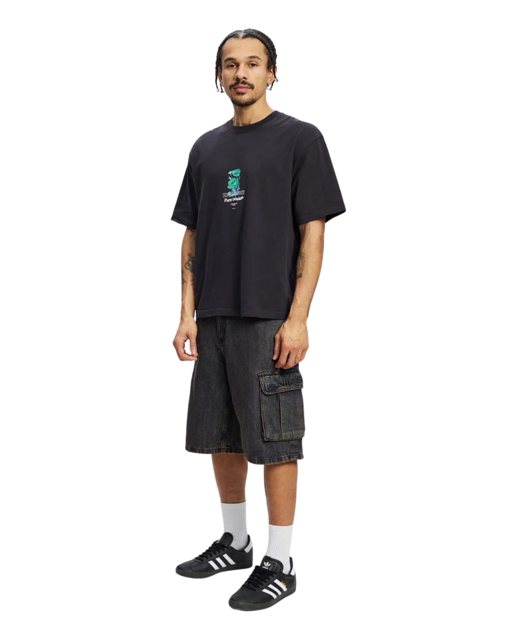 Thrills Pure Delusion Box Fit Oversize Short Tee