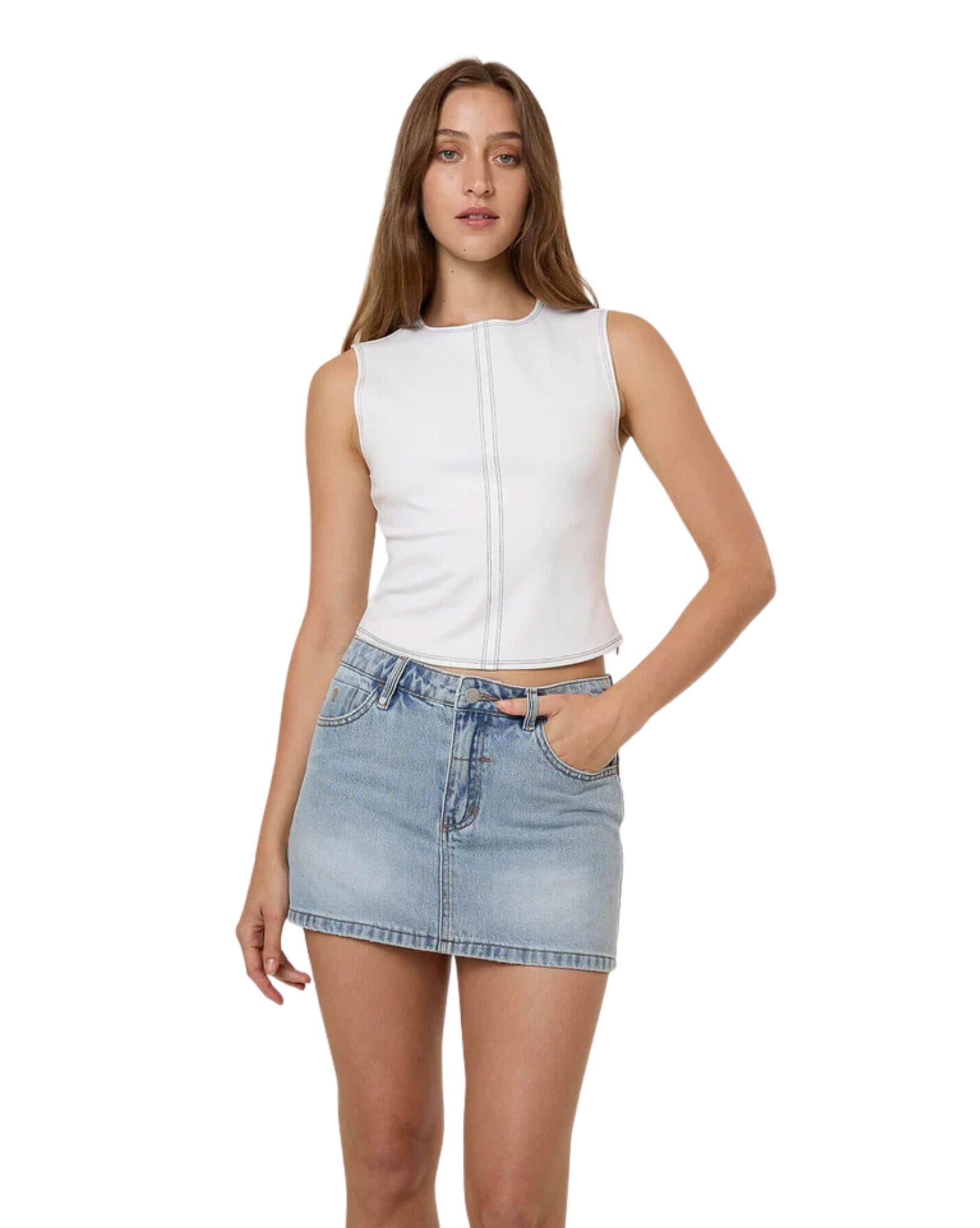 Thrills Sophie Skirt  Dusk