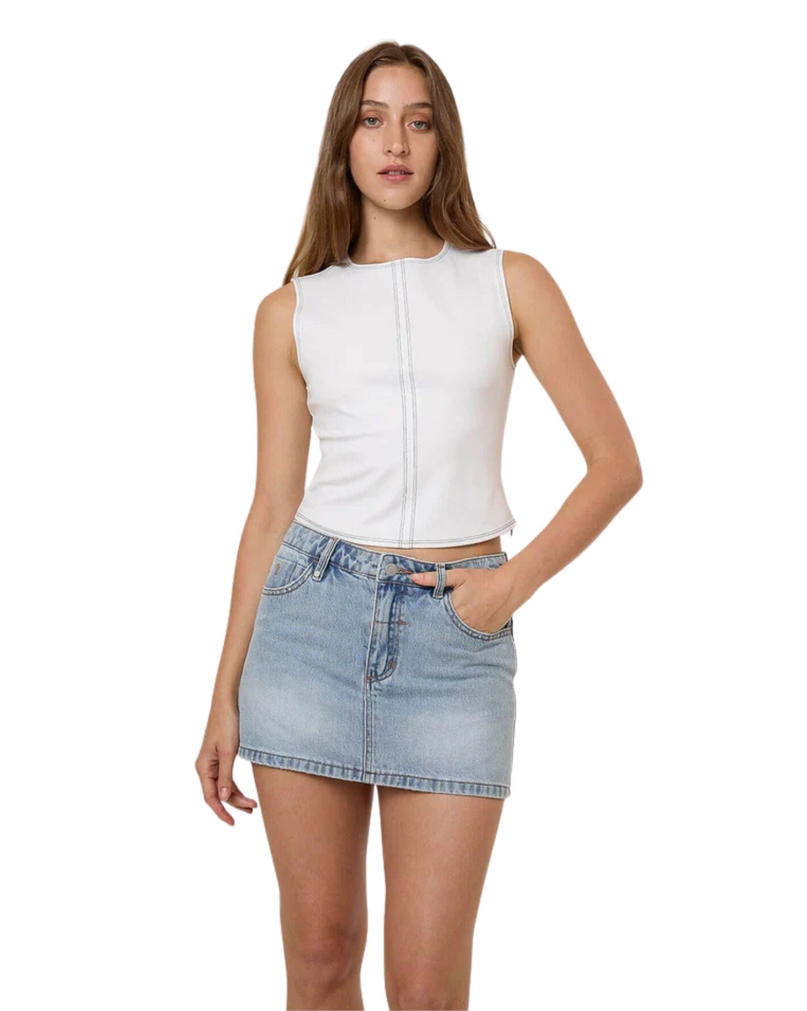 Thrills Sophie Skirt  Dusk