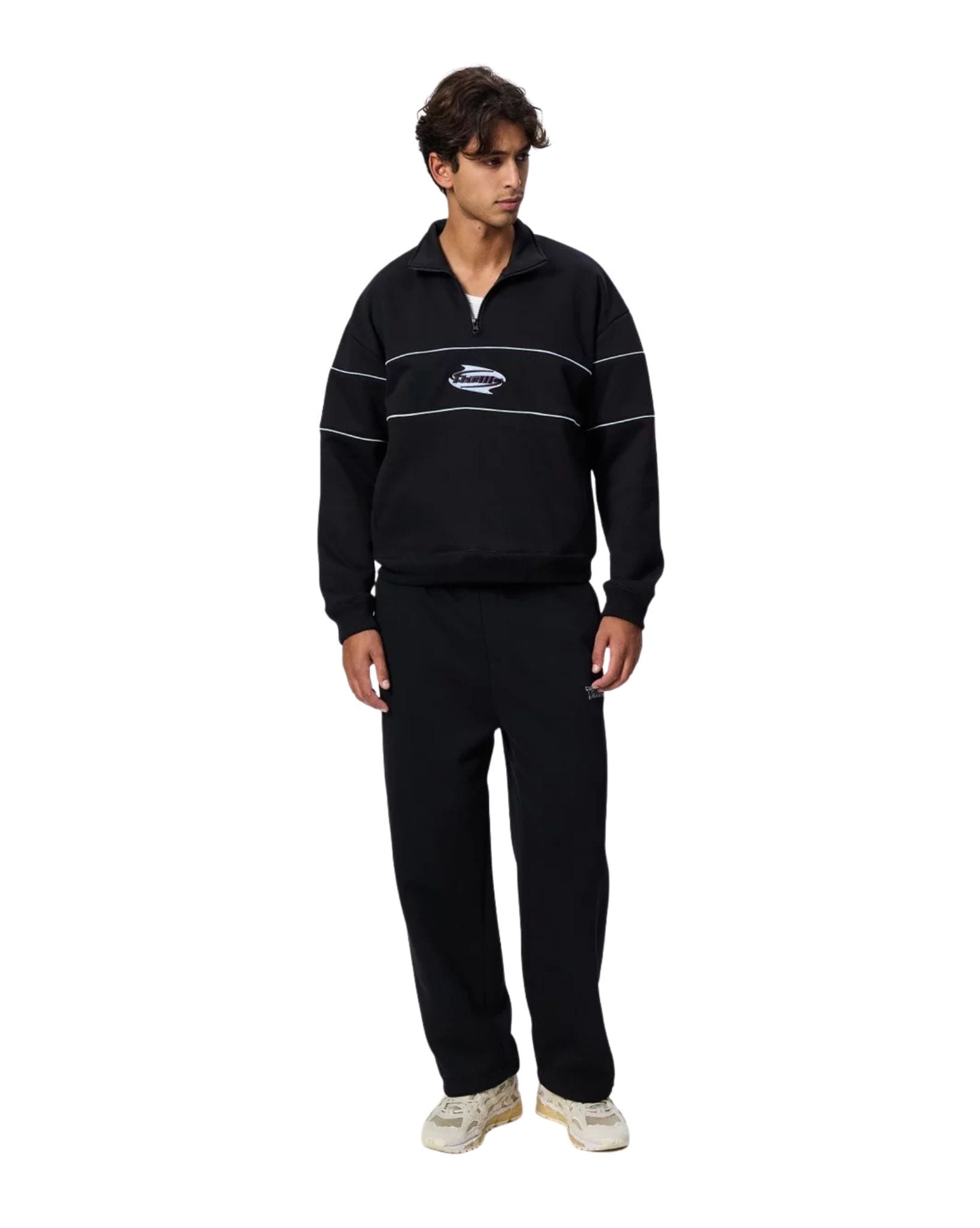 Thrills Split Decisions Quarter Zip Fleece