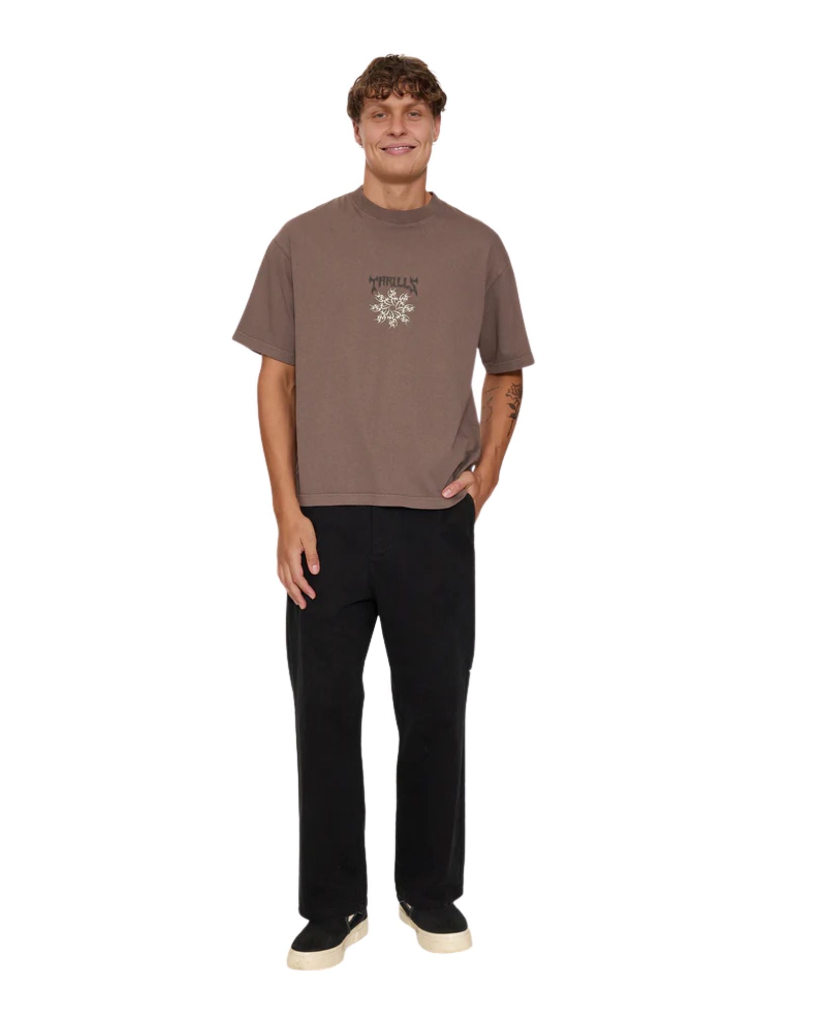 Thrills Stagger Big Slacker Cropped Pant