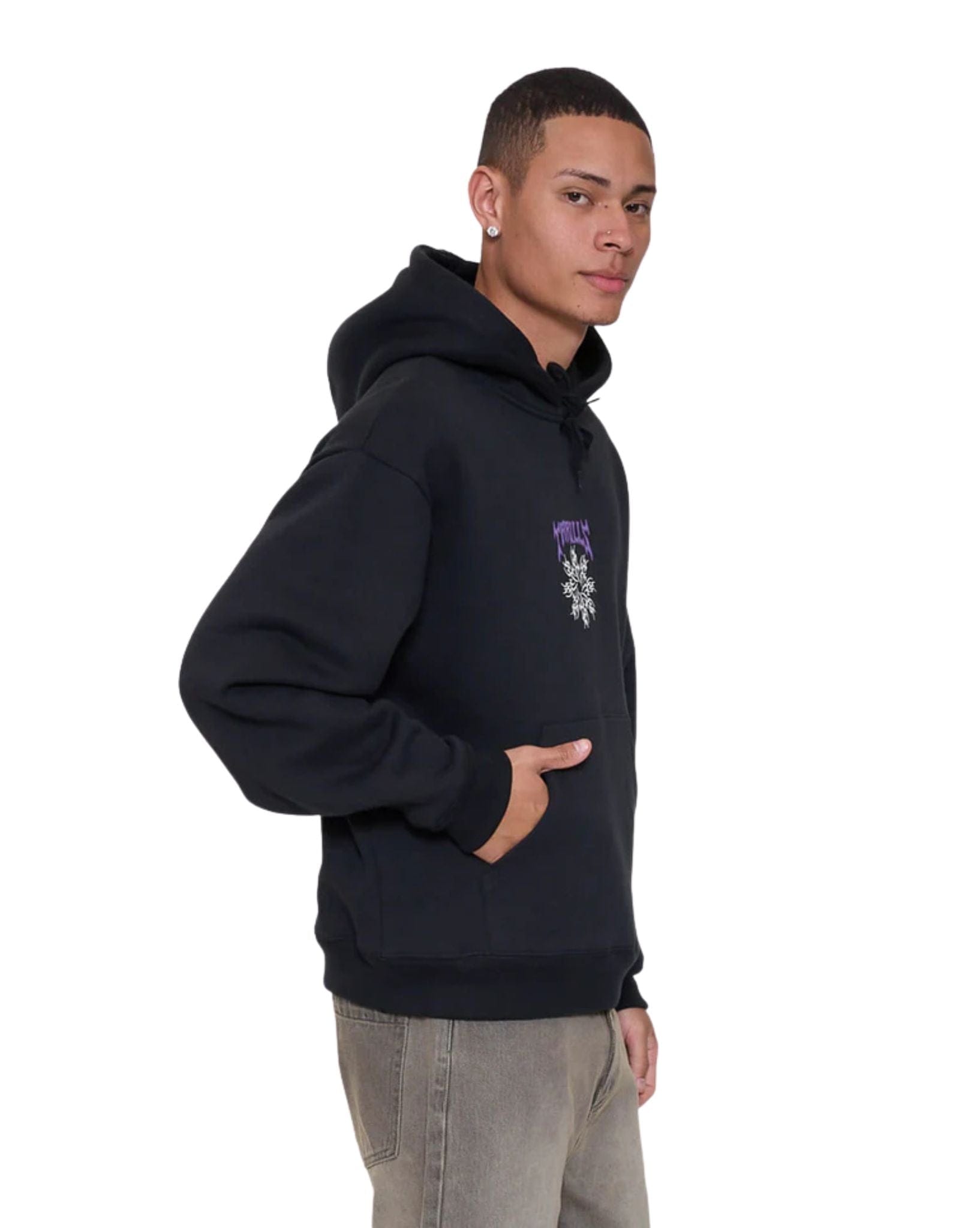 Thrills Stagger Slouch Pull On Cropped Hood