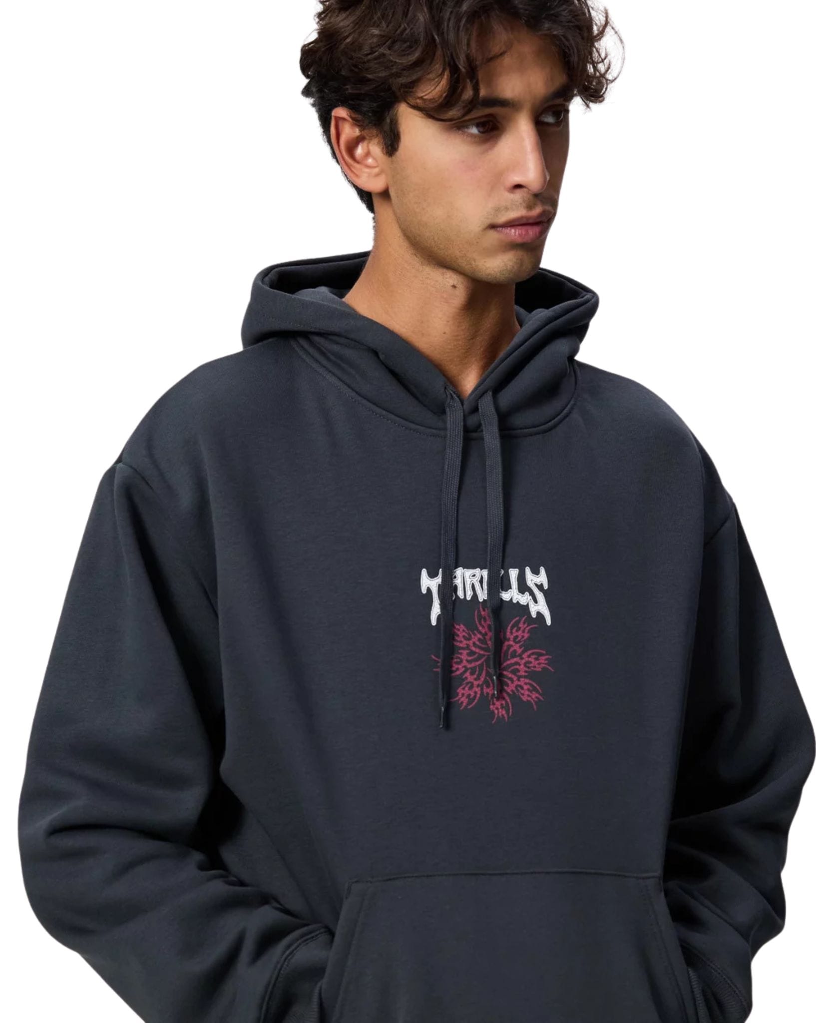 Thrills Stagger Slouch Pull On Cropped Hood