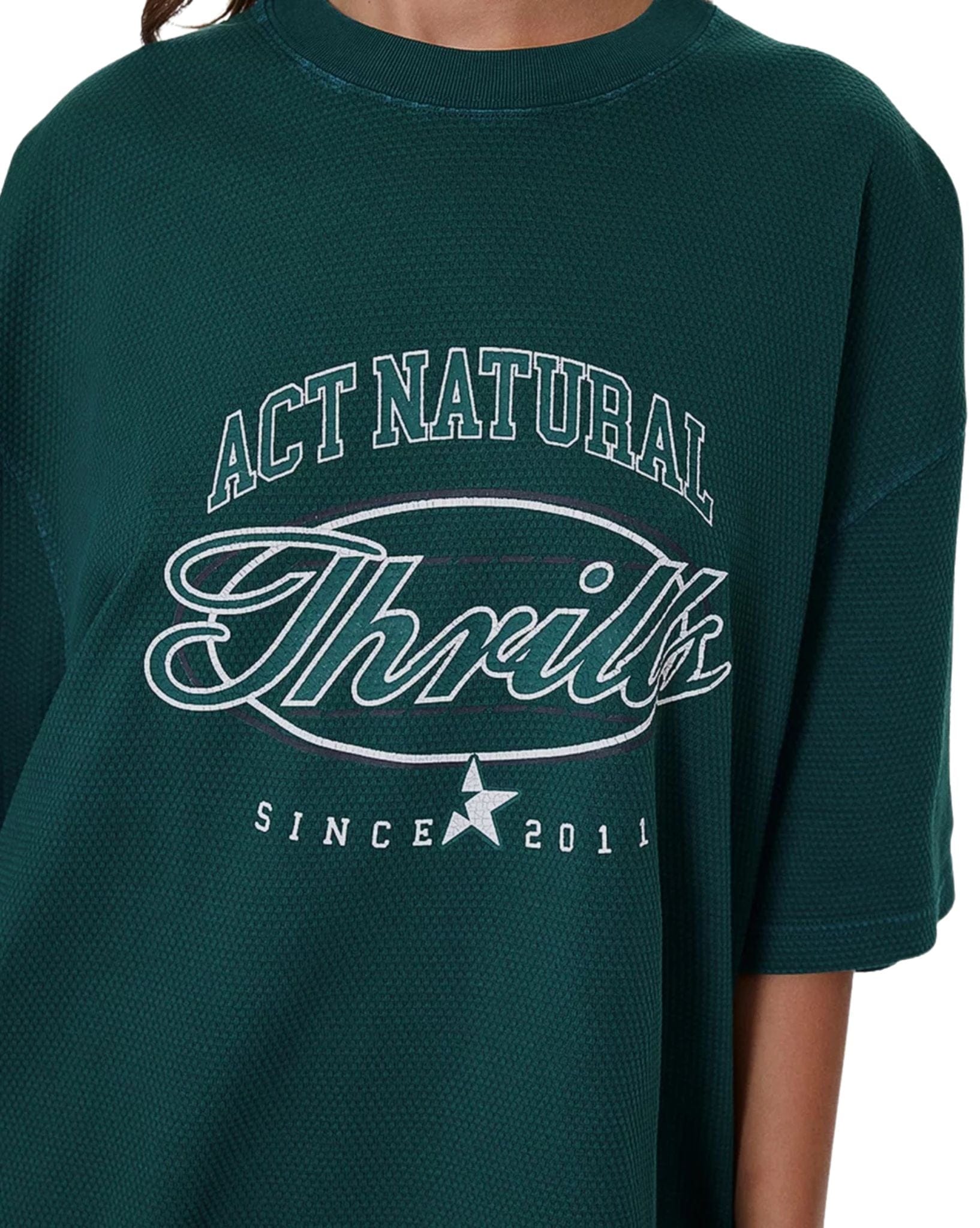 Thrills Standard Issue Waffle Oversized Tee