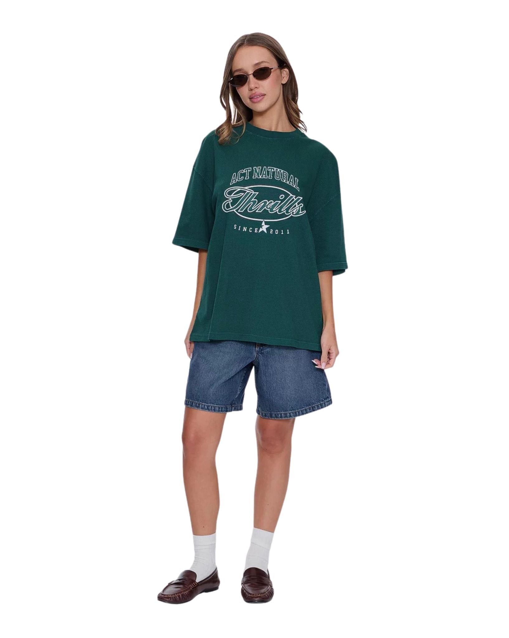 Thrills Standard Issue Waffle Oversized Tee