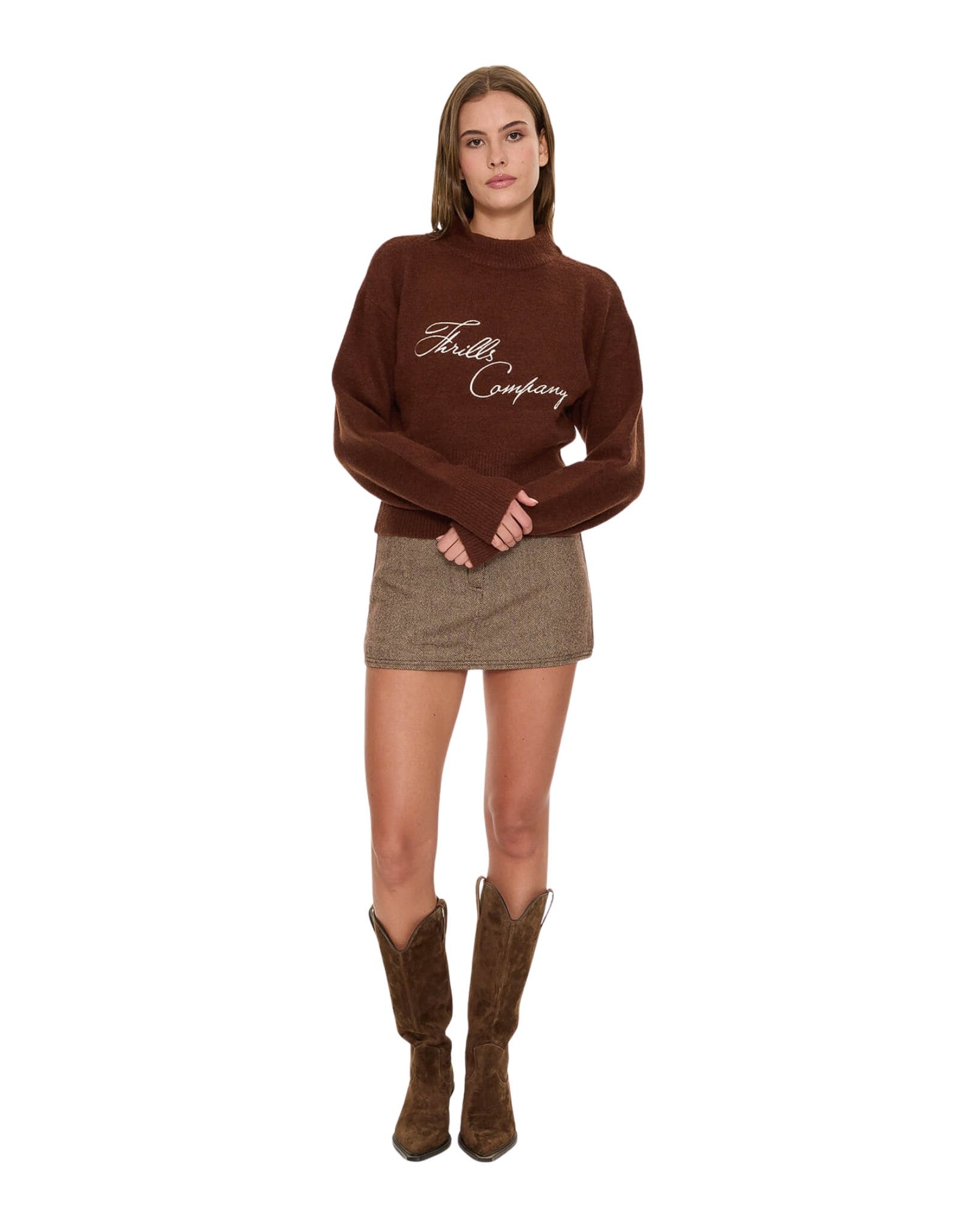 Thrills Studio Issue Knit Sweater