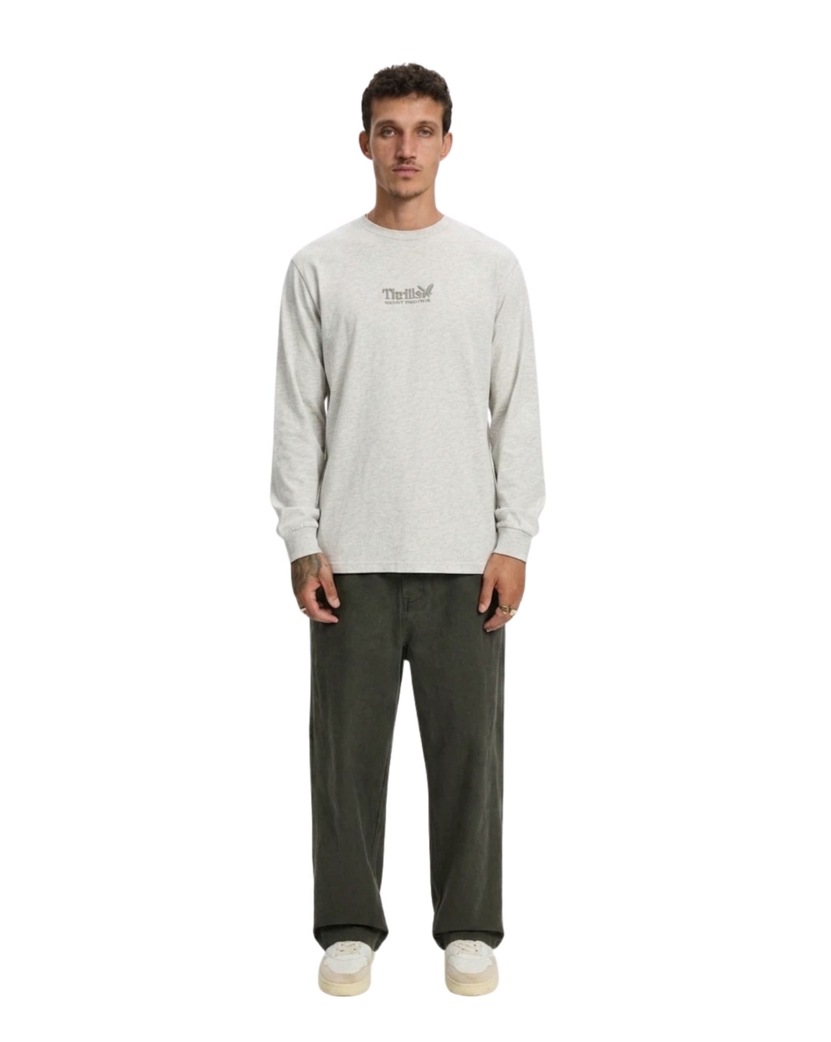 Thrills Thrills Workwear Embro Long Sleeve Merch Tee