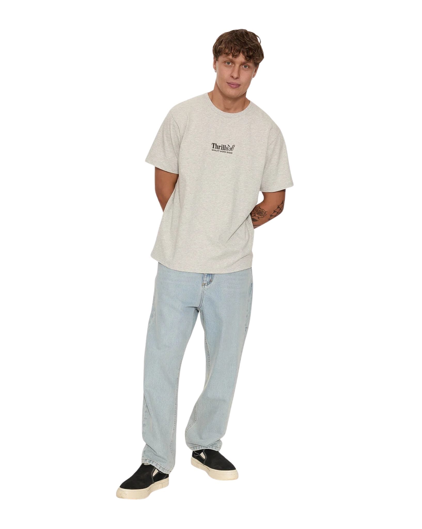 Thrills Thrills Workwear Embro Merch Tee