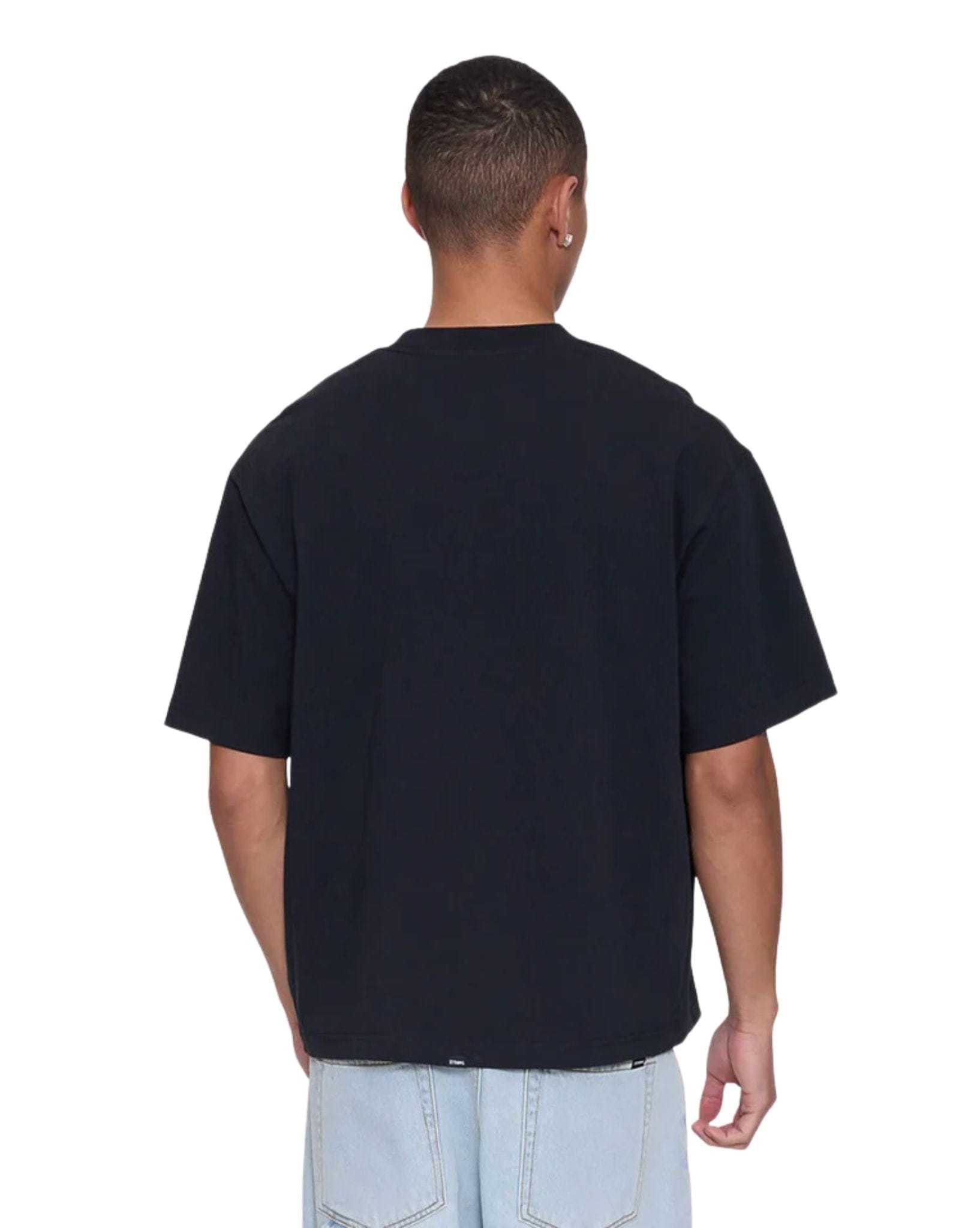 Thrills Victory Embro Box Fit Oversize Cropped Contrast Stitch Tee