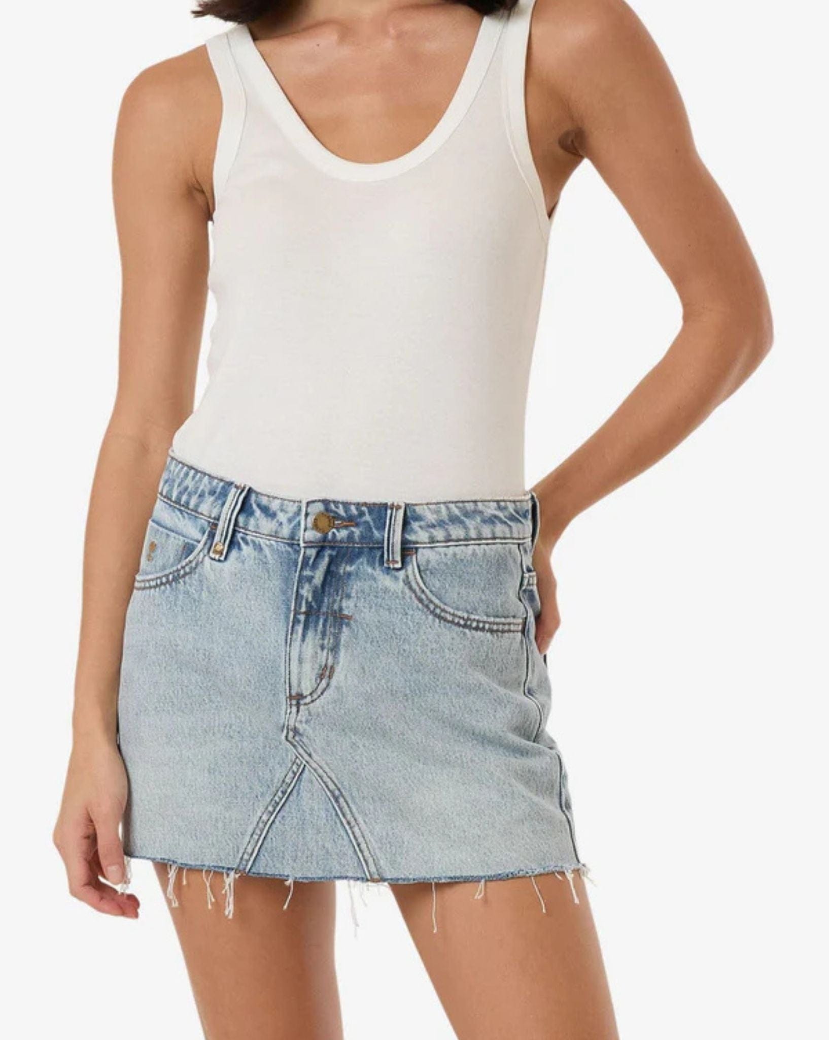 Thrills Womens Candy Skirt - Tainted Blue