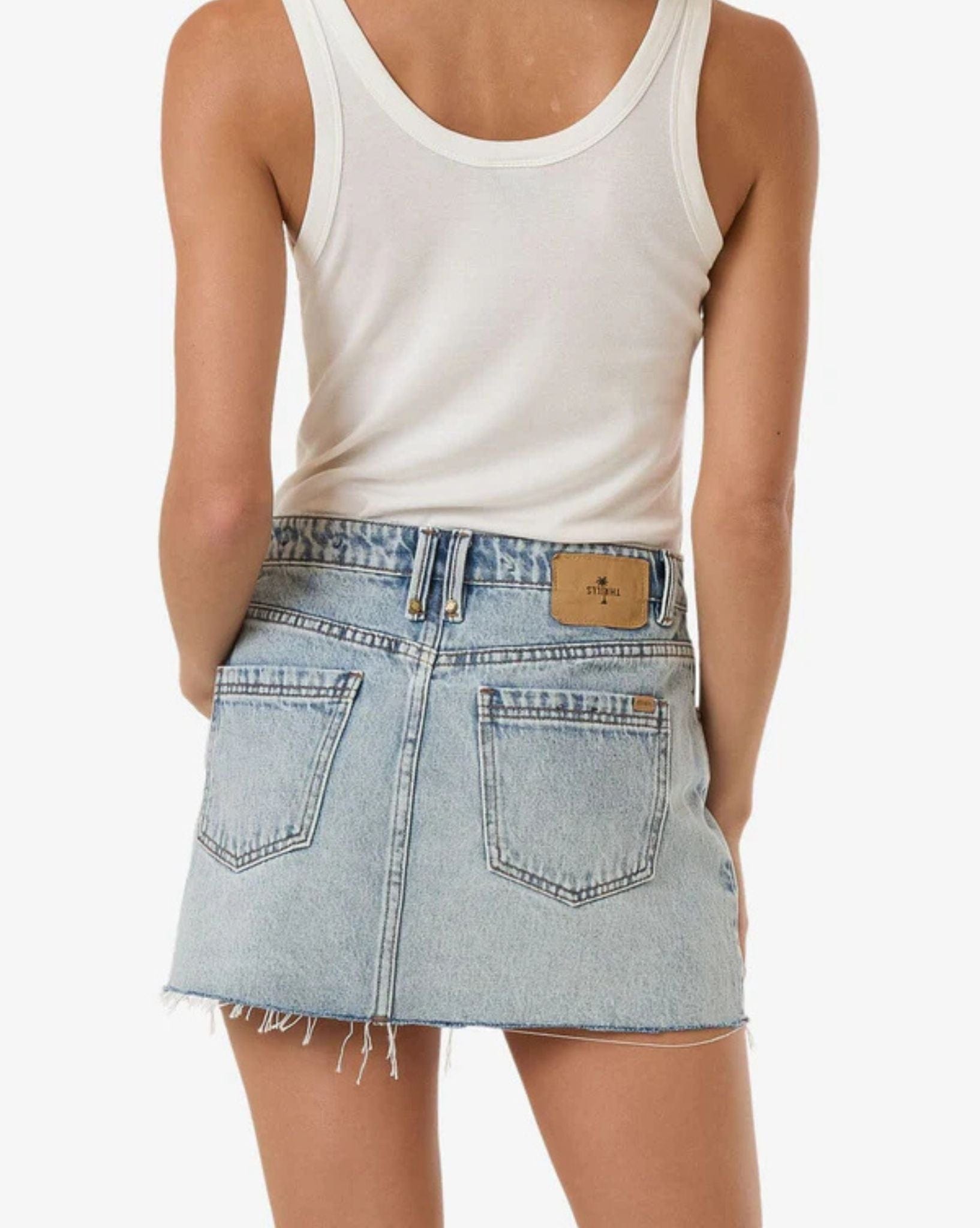 Thrills Womens Candy Skirt - Tainted Blue