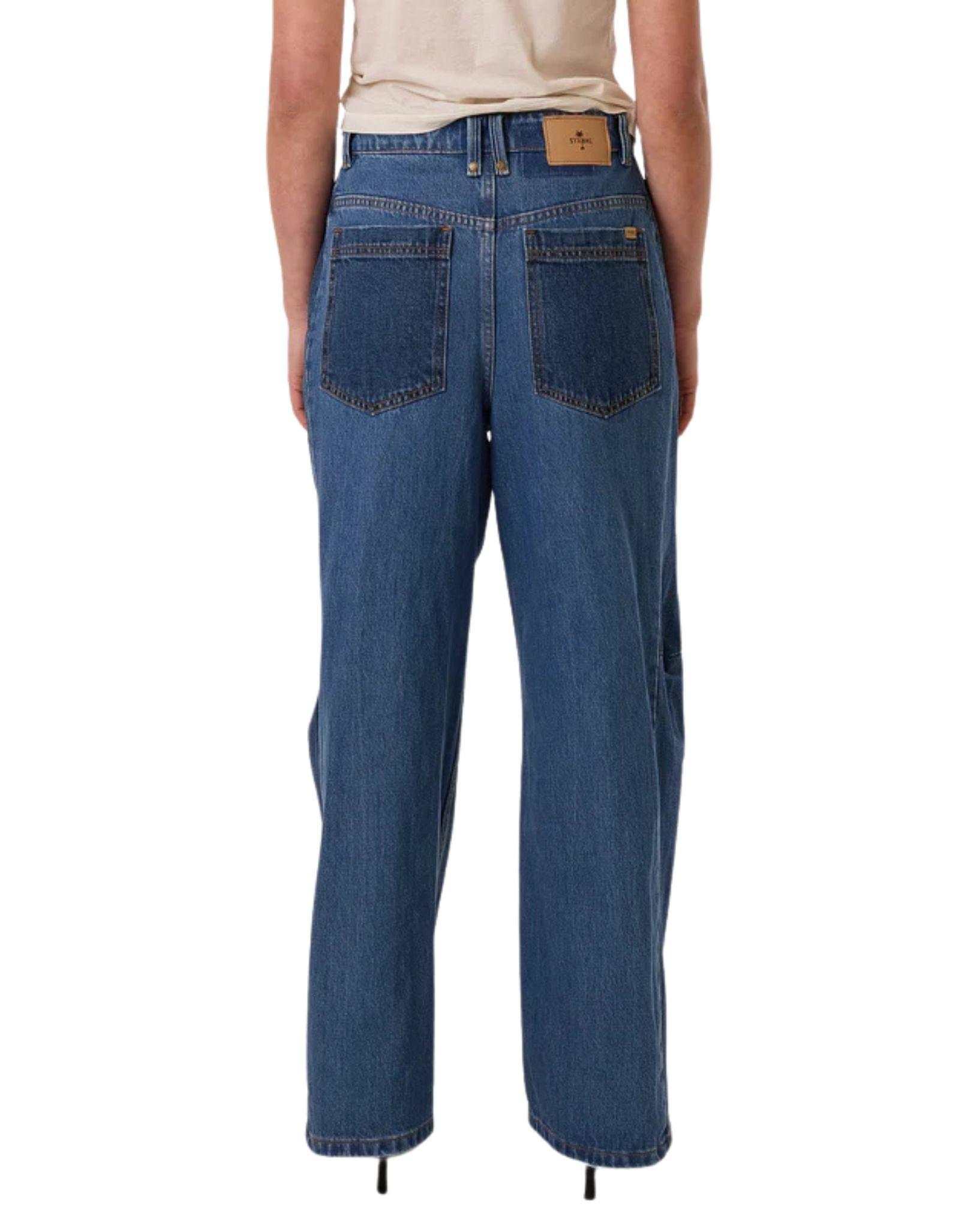 Thrills Womens Carter Jean Pants - Two Tone Blue